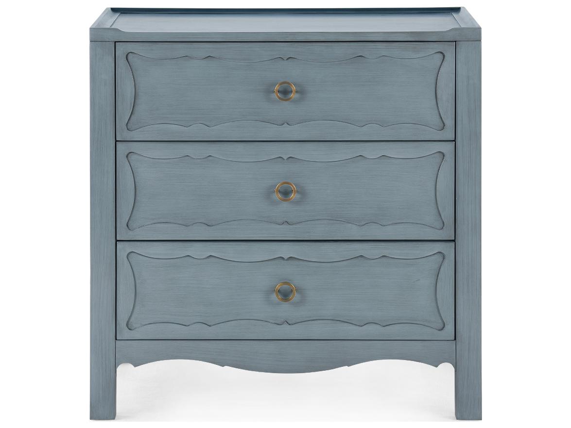 Villa & House Sara Foggy Horizon Blue Accent Chest