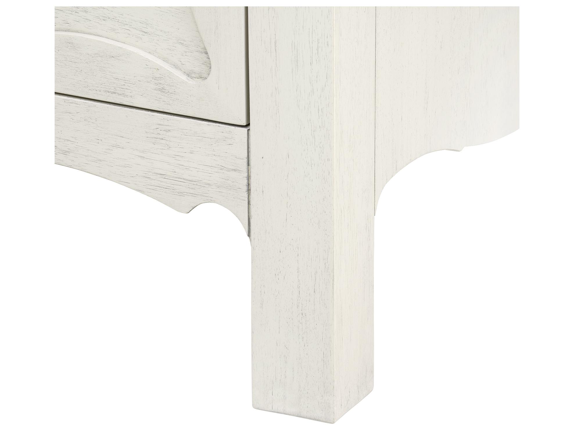 Villa & House Sara Sailcloth Sheen White Accent Chest