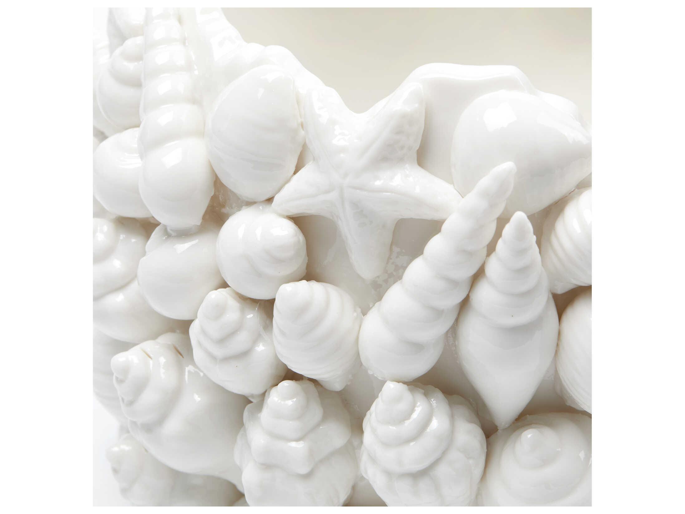 Villa & House Sanibel Blanc De Chine White Vase