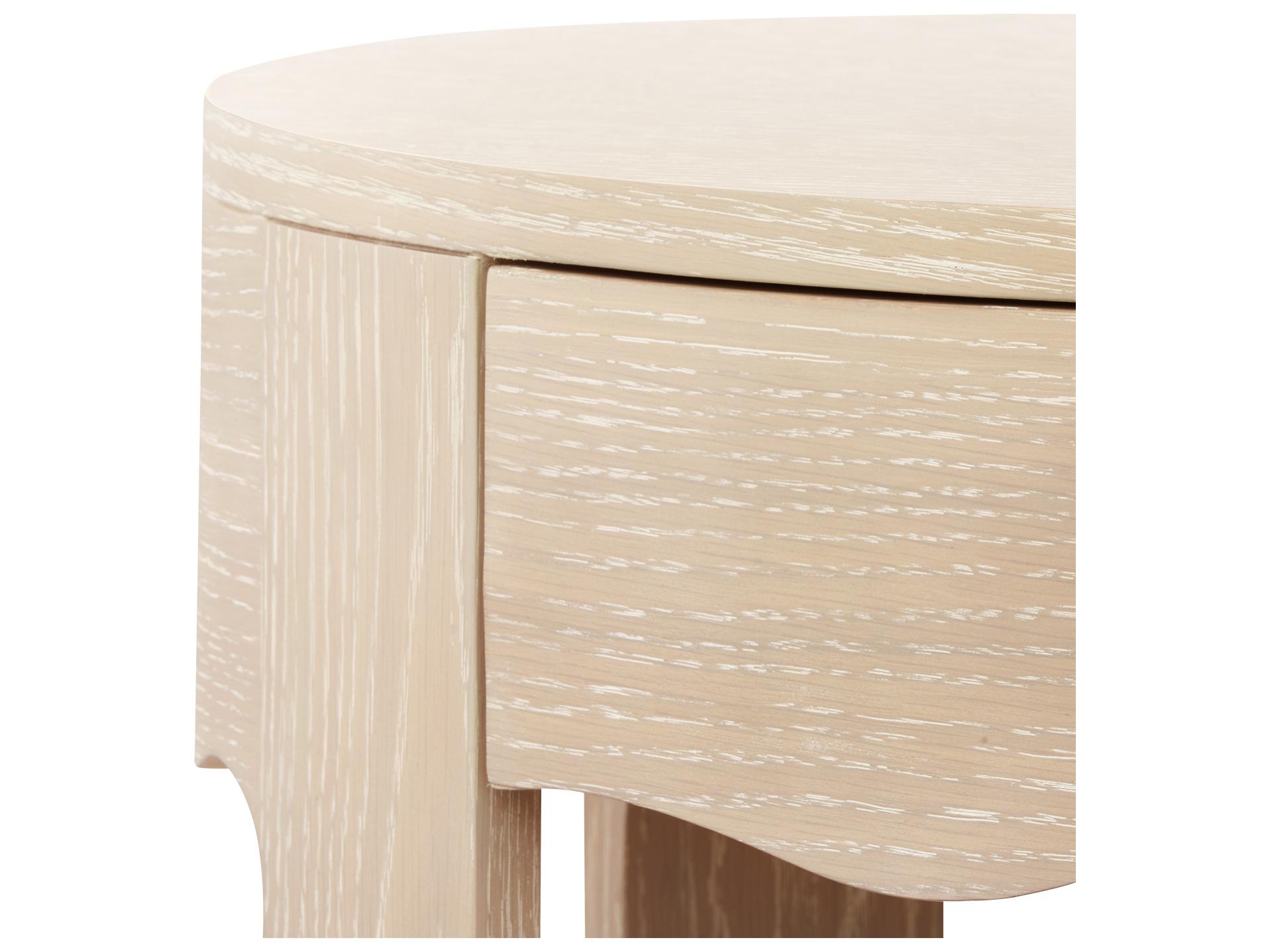 Villa & House Scarlett Oval Wood Sand End Table
