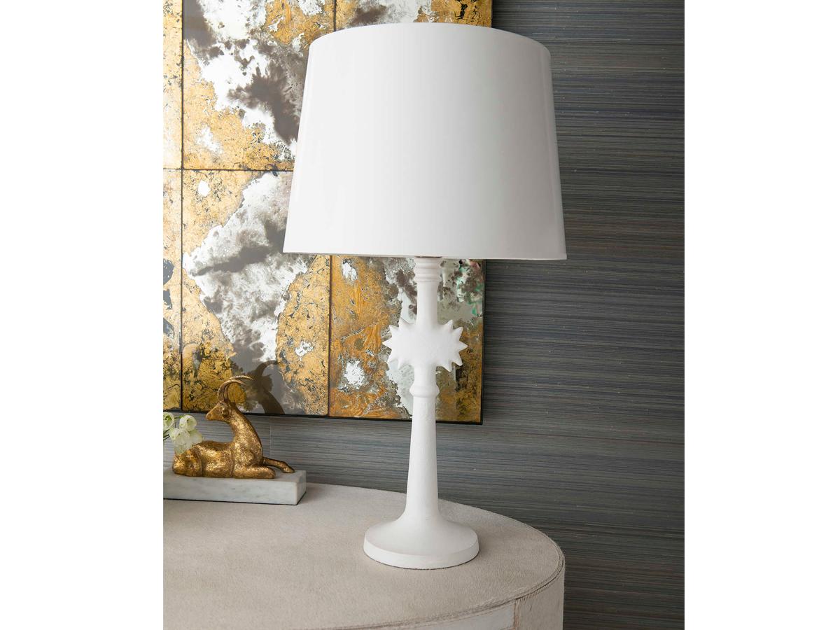 Villa & House Sol Plaster White 1 - Light Buffet Lamp Base (Lamp Only)