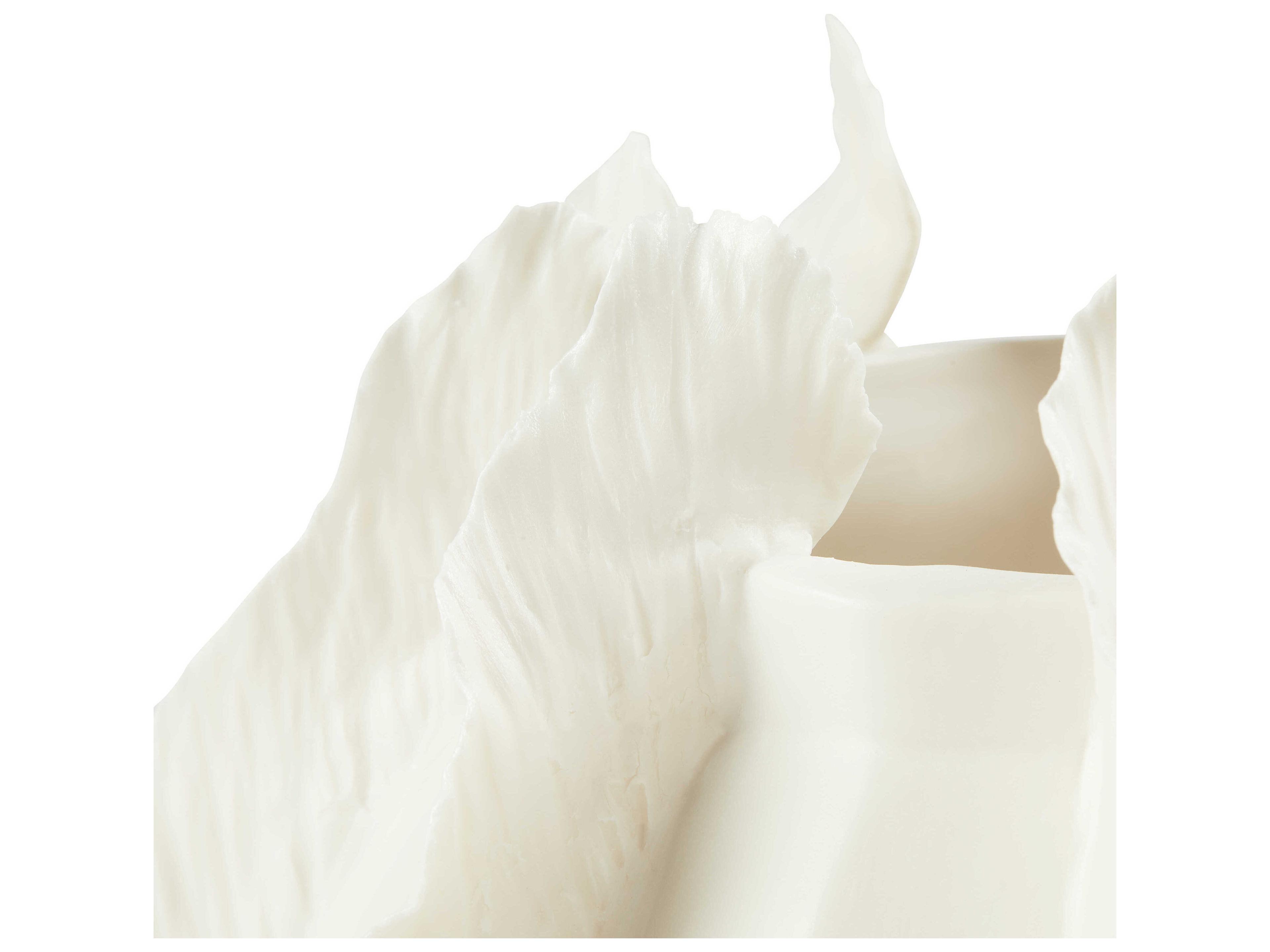 Villa & House Blanc De Chine 9" High Spring Flower Vase