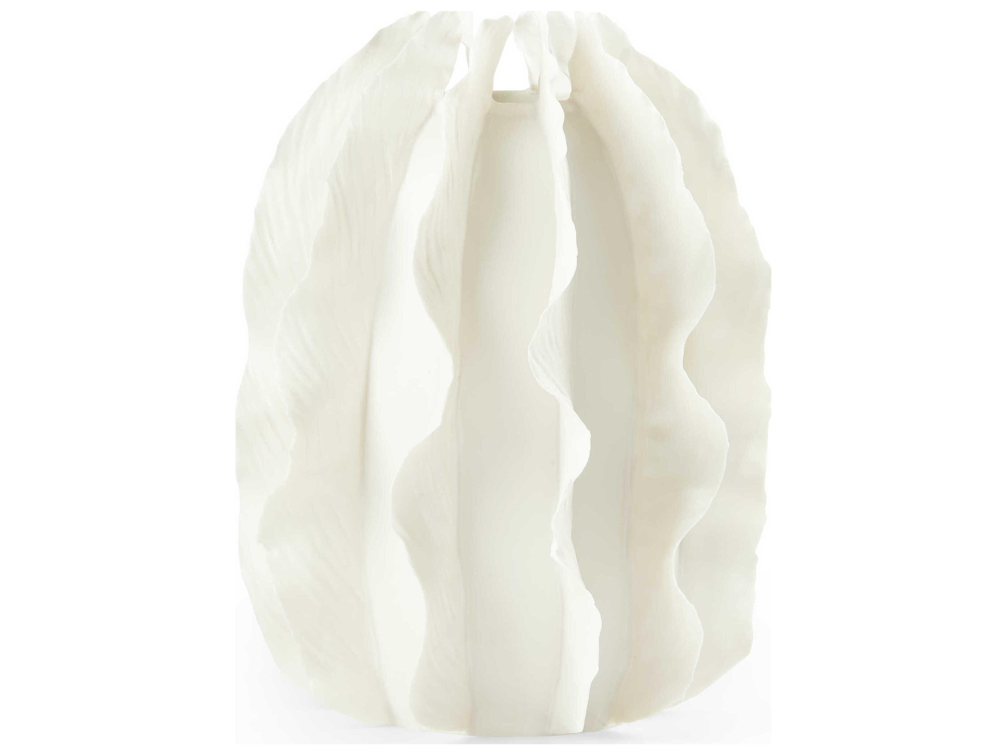 Villa & House Blanc De Chine 11" High Spring Flower Vase