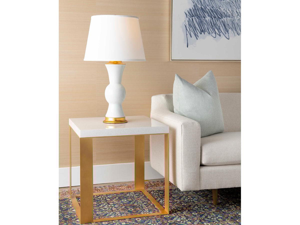 Villa & House Tao White Smoke 1 - Light Buffet Lamp Base (Lamp Only)