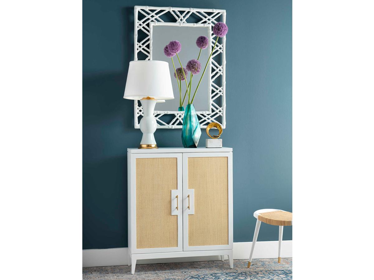 Villa & House Tao White Smoke 1 - Light Buffet Lamp Base (Lamp Only)