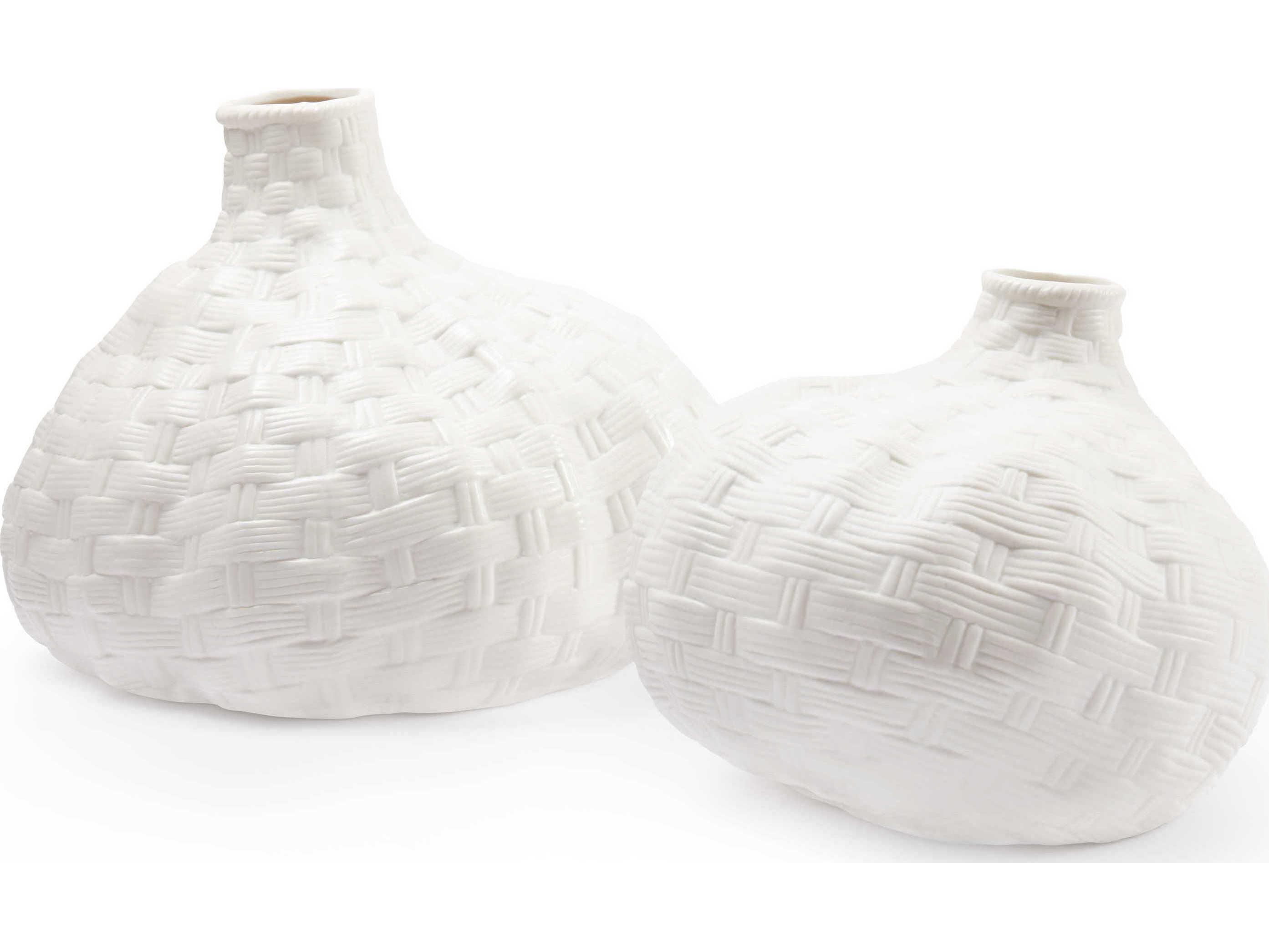 Villa & House Blanc de Chine Vase 11" Tamarindo Vase