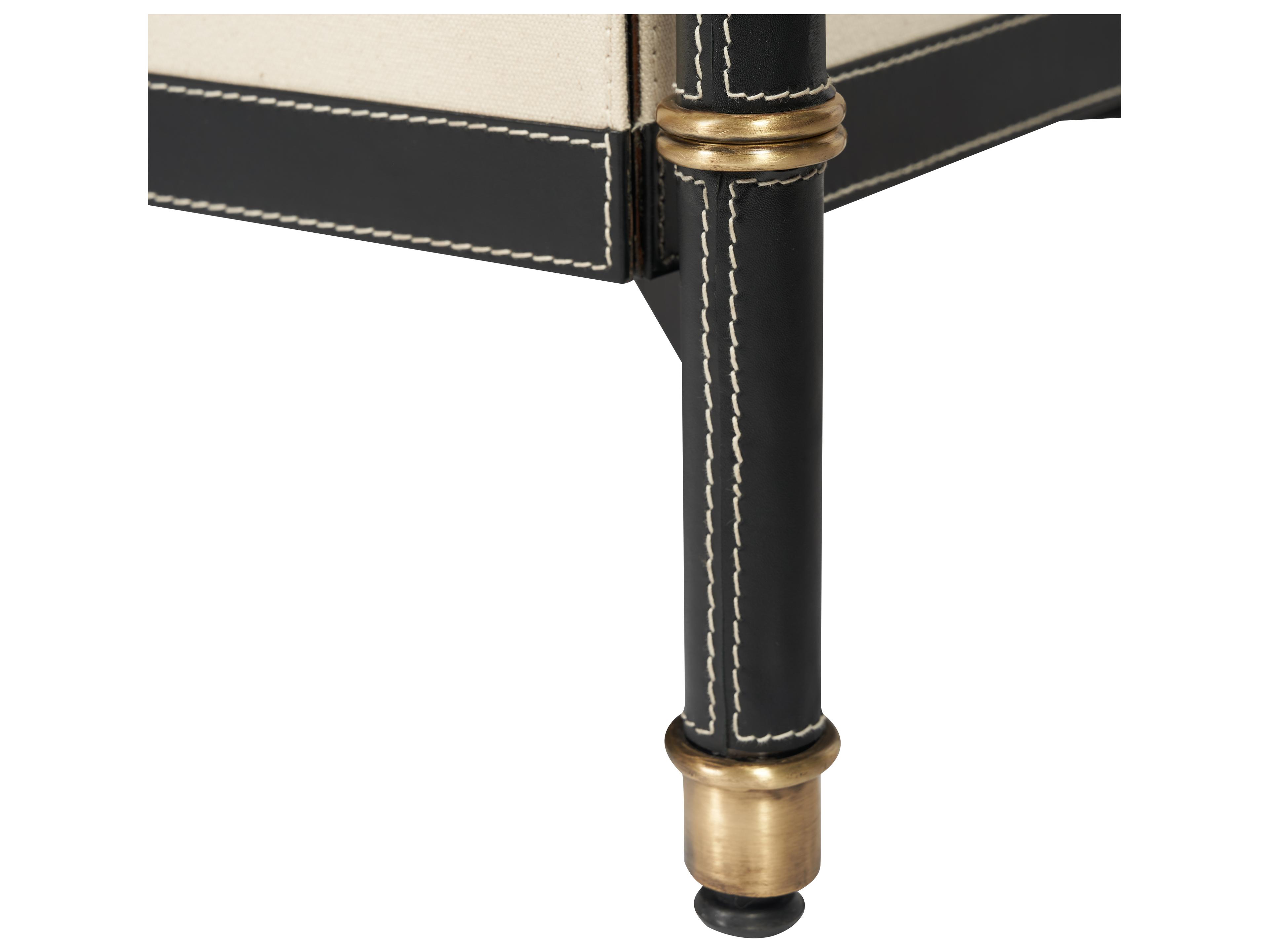 Villa & House Rectangular Glass End Table