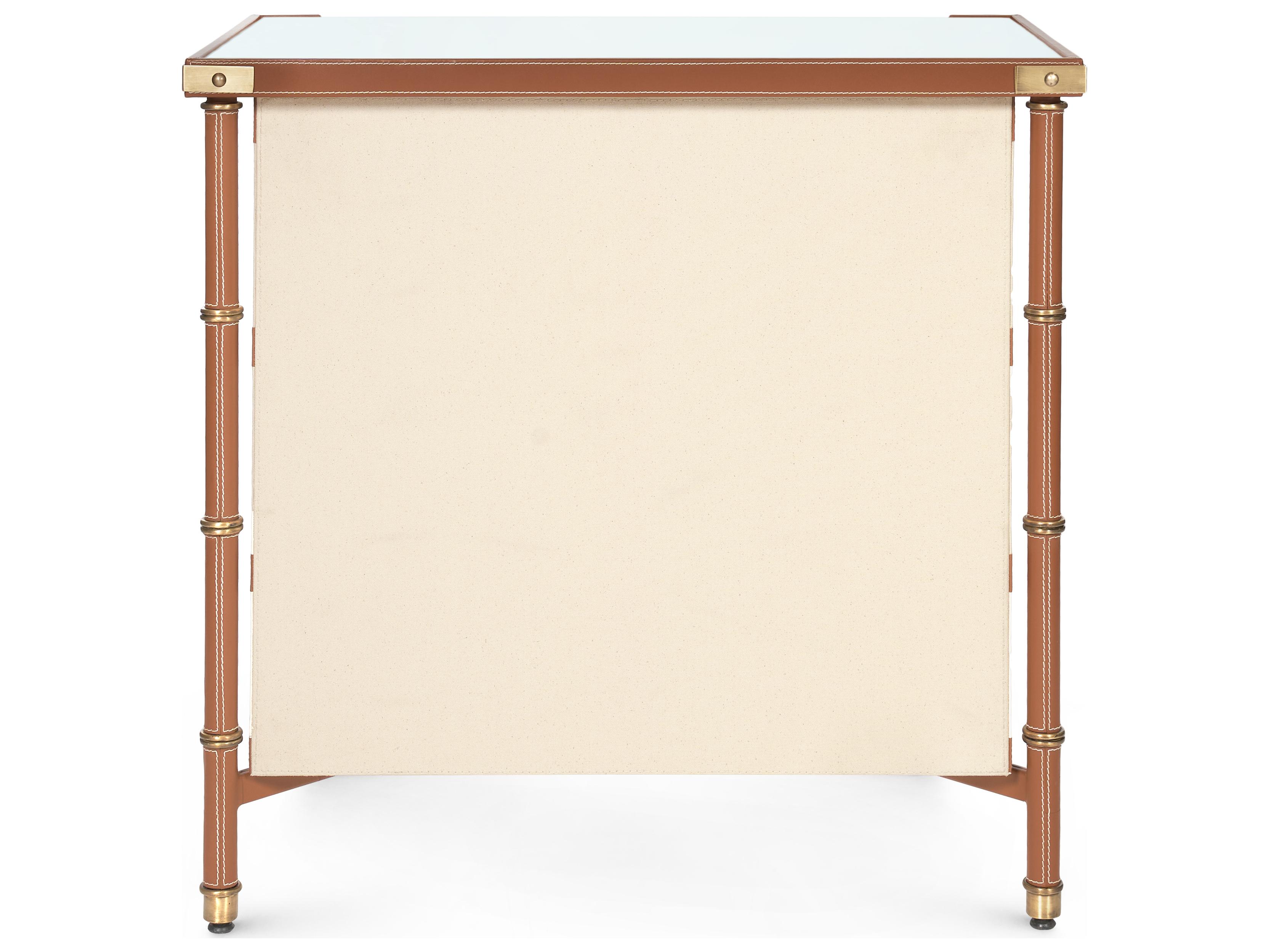 Villa & House Rectangular Glass End Table