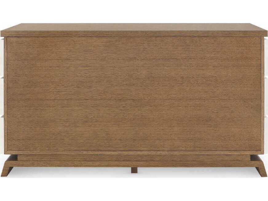 Villa & House Tristan 6-Drawers Oak Wood Double Dresser