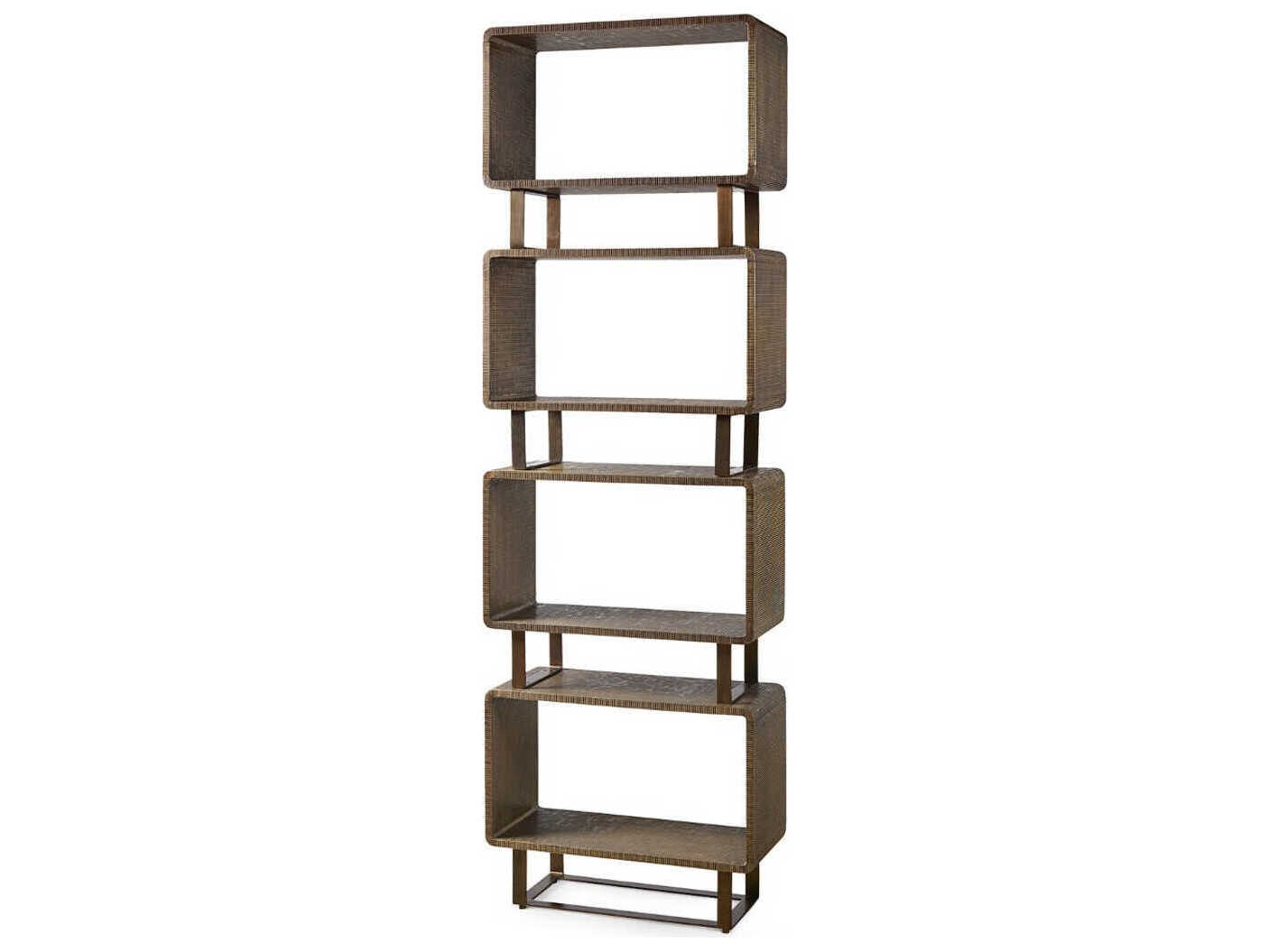 Villa & House Verra Antique Brass And Dark Bronze Etagere