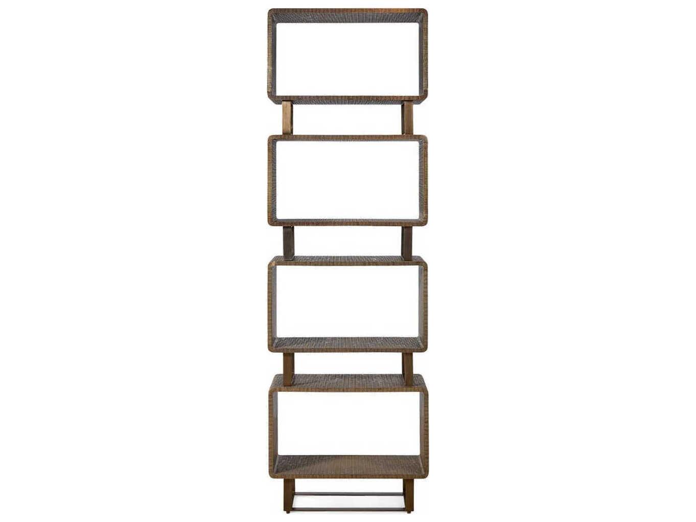 Villa & House Verra Antique Brass And Dark Bronze Etagere