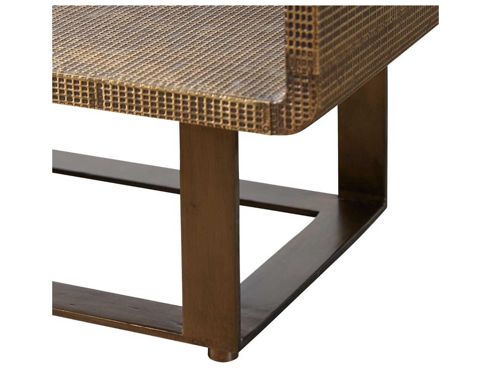 Villa & House Verra Antique Brass And Dark Bronze Etagere