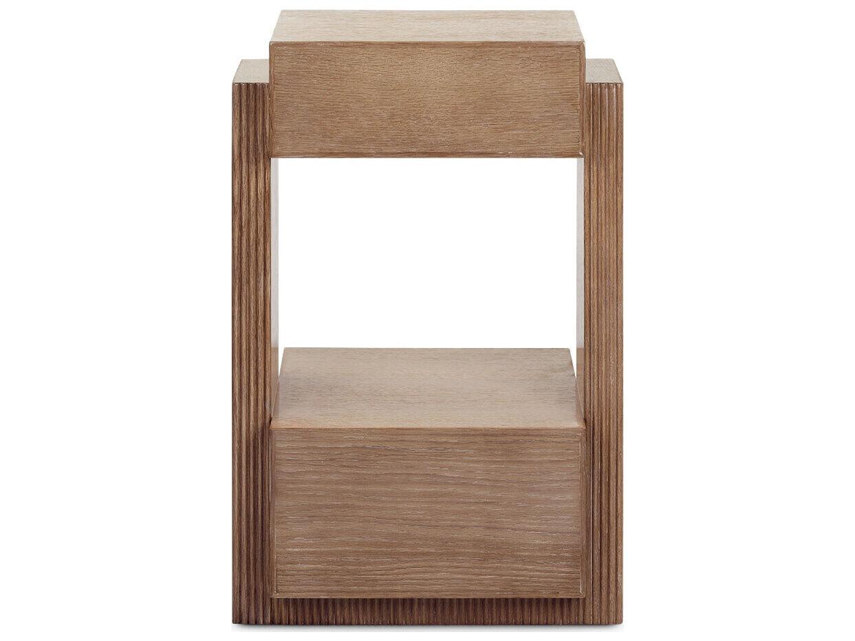 Villa & House Warren 2-Drawers Oak Wood Nightstand