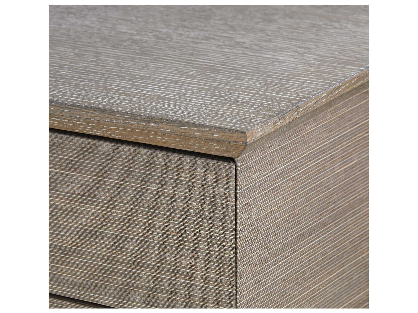 Villa & House Watson 4-Drawers Brown Oak Wood Dresser