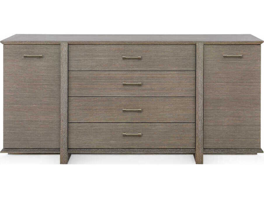 Villa & House Watson Light Mocha Shimmer Weave Brown Accent Chest