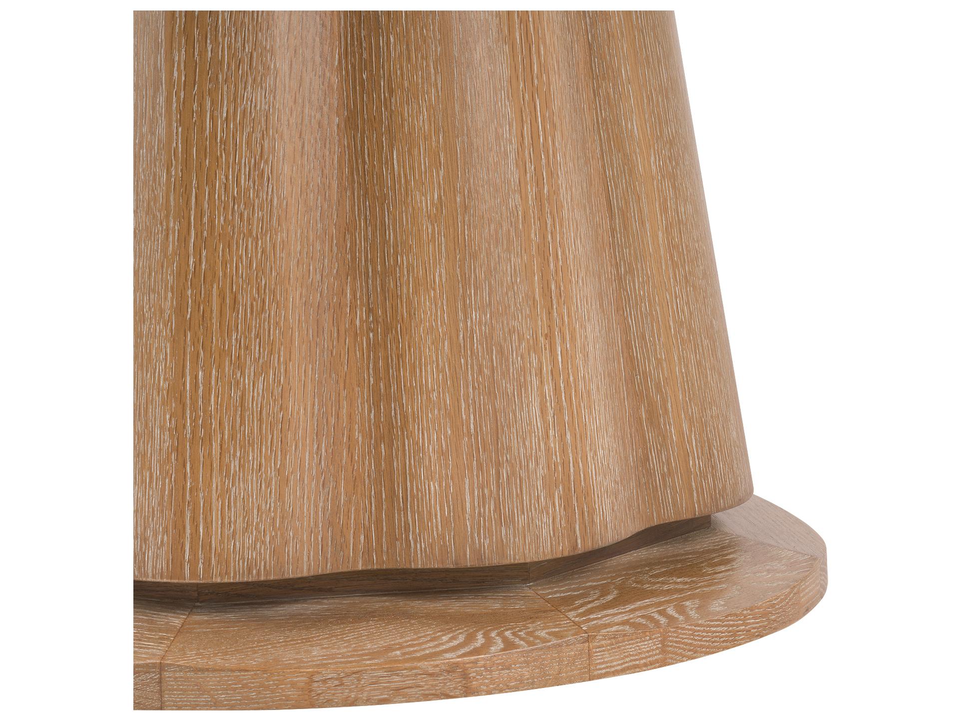 Villa & House York Round Wood Almond Dining Table