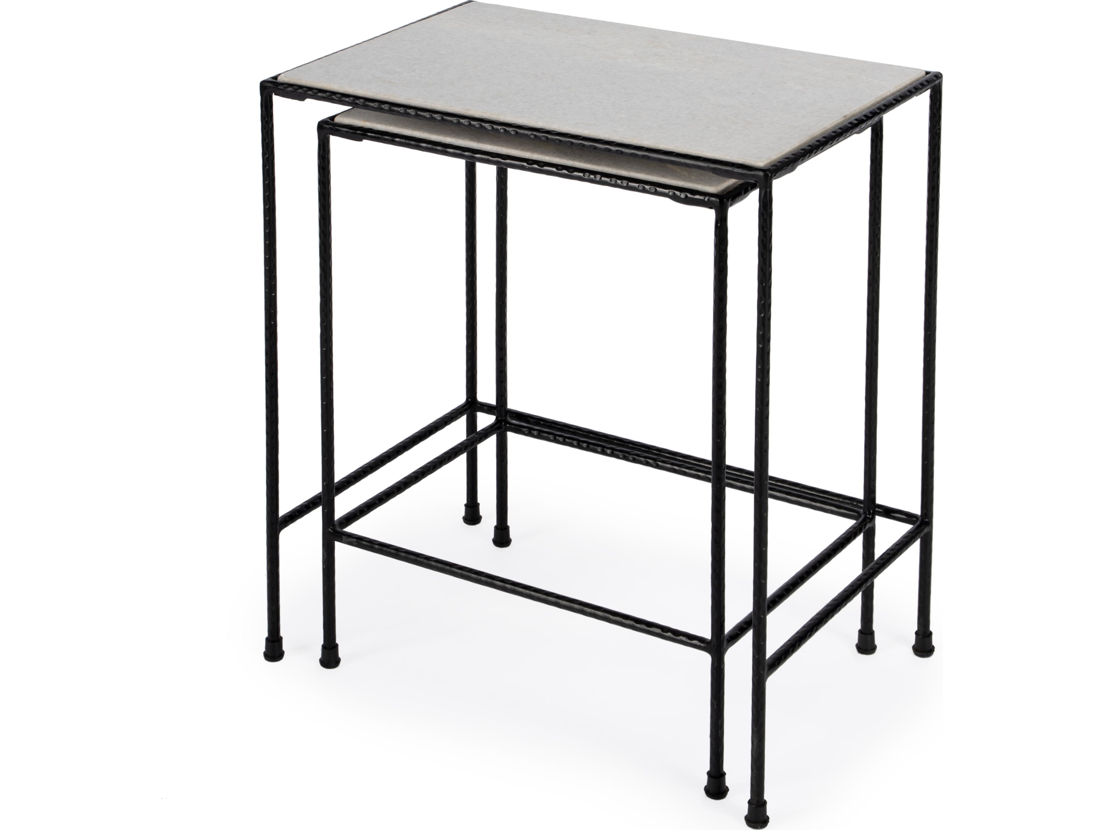 Butler Outdoor Carrera Metal Rectangular End Table