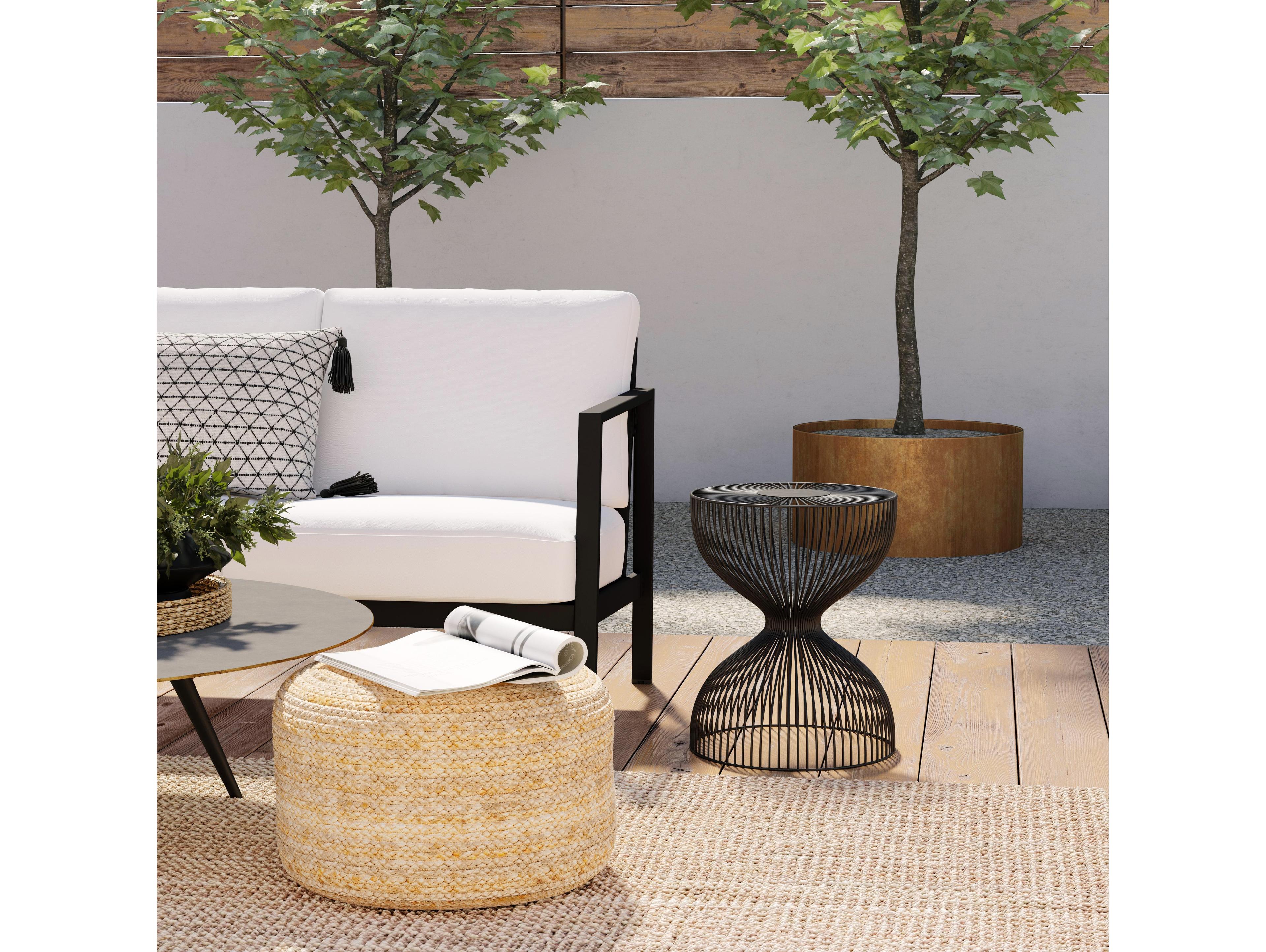 Butler Outdoor Nicola Metal Round End Table