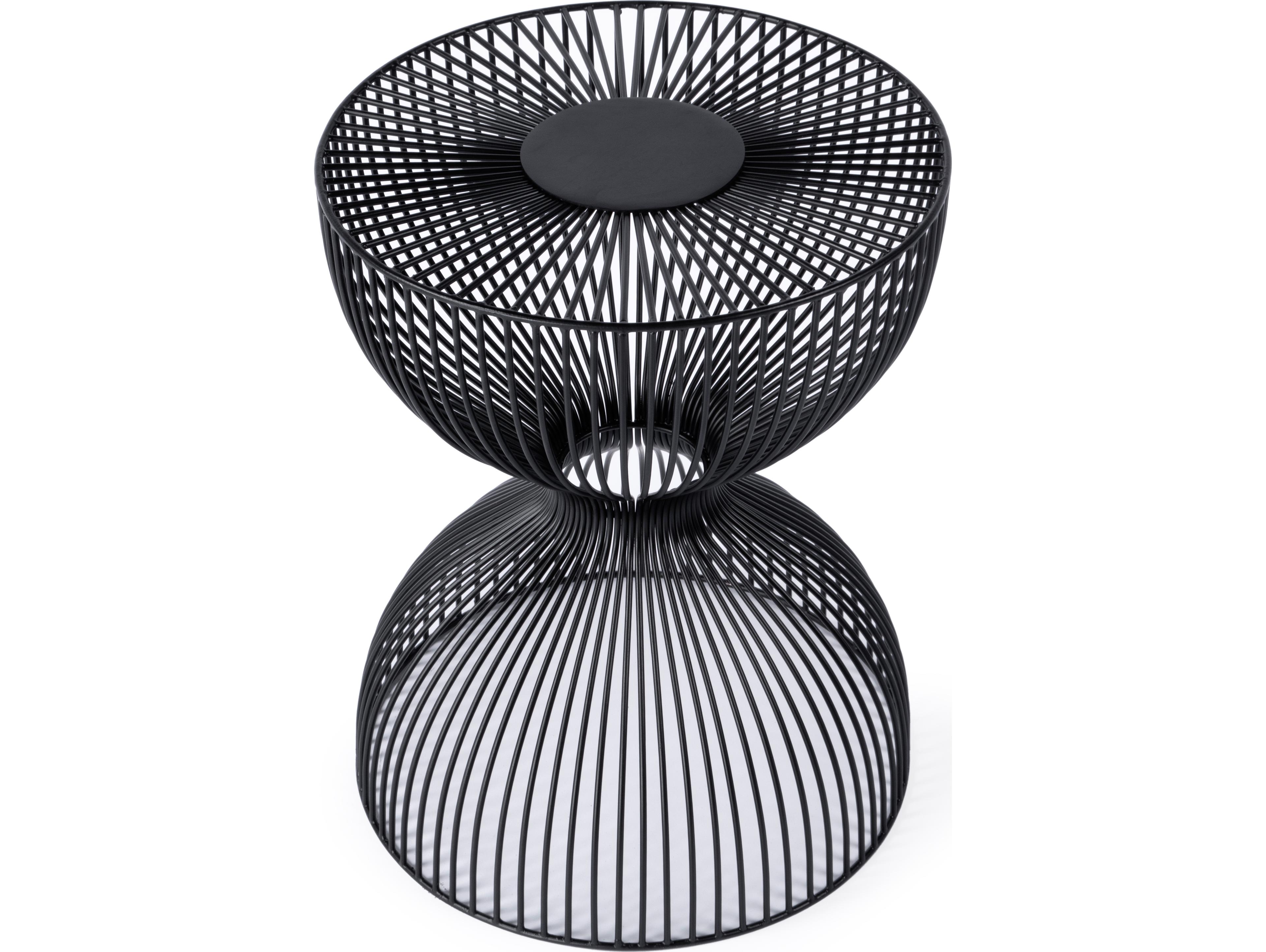 Butler Outdoor Nicola Metal Round End Table