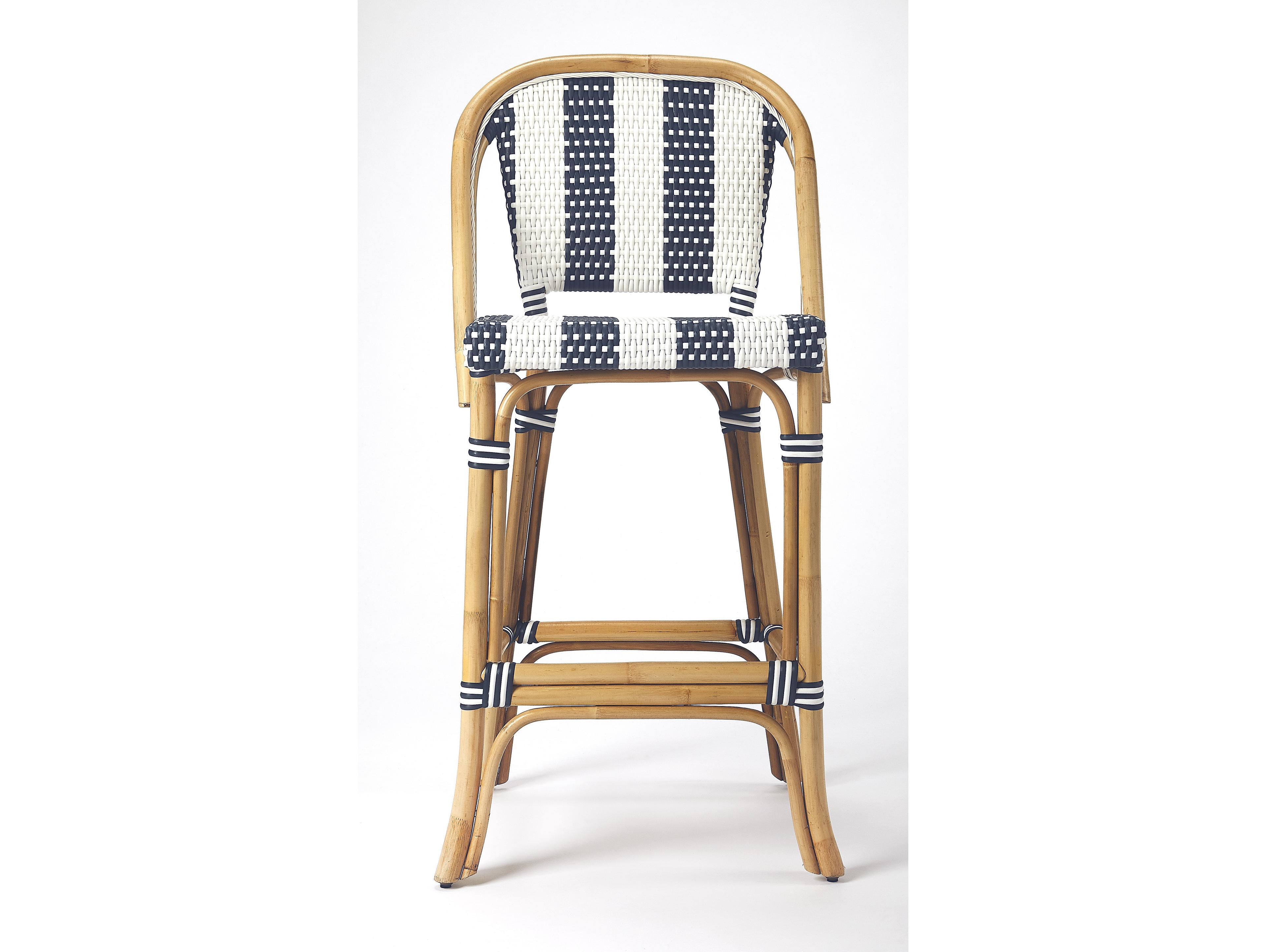 Butler Outdoor Lila Wicker Bar Stool