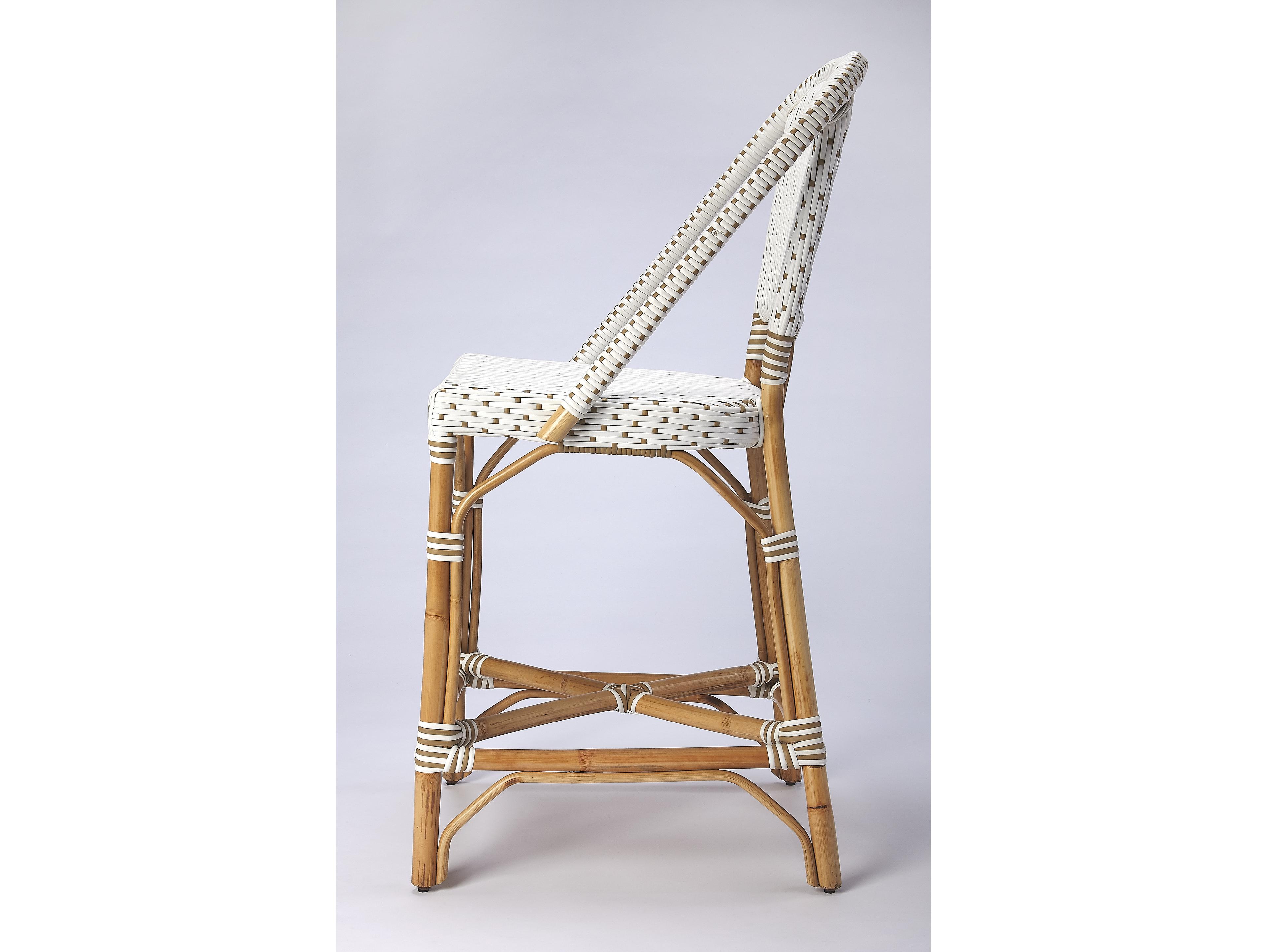 Butler Outdoor Solstice Polypropylene Wicker Counter Stool