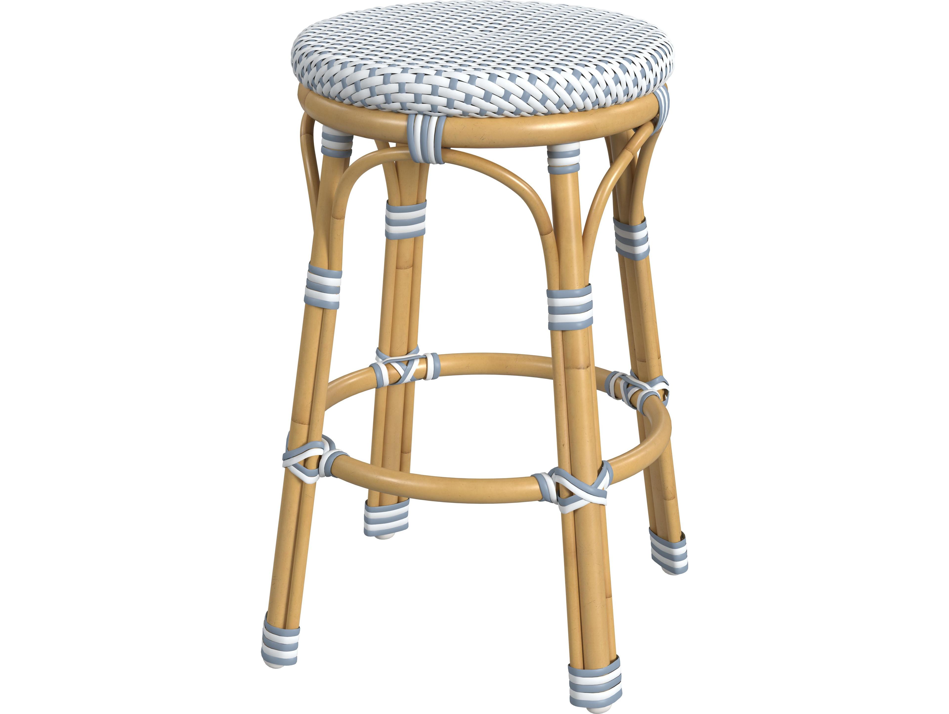 Butler Outdoor Tobias Aluminum Wicker Counter Stool