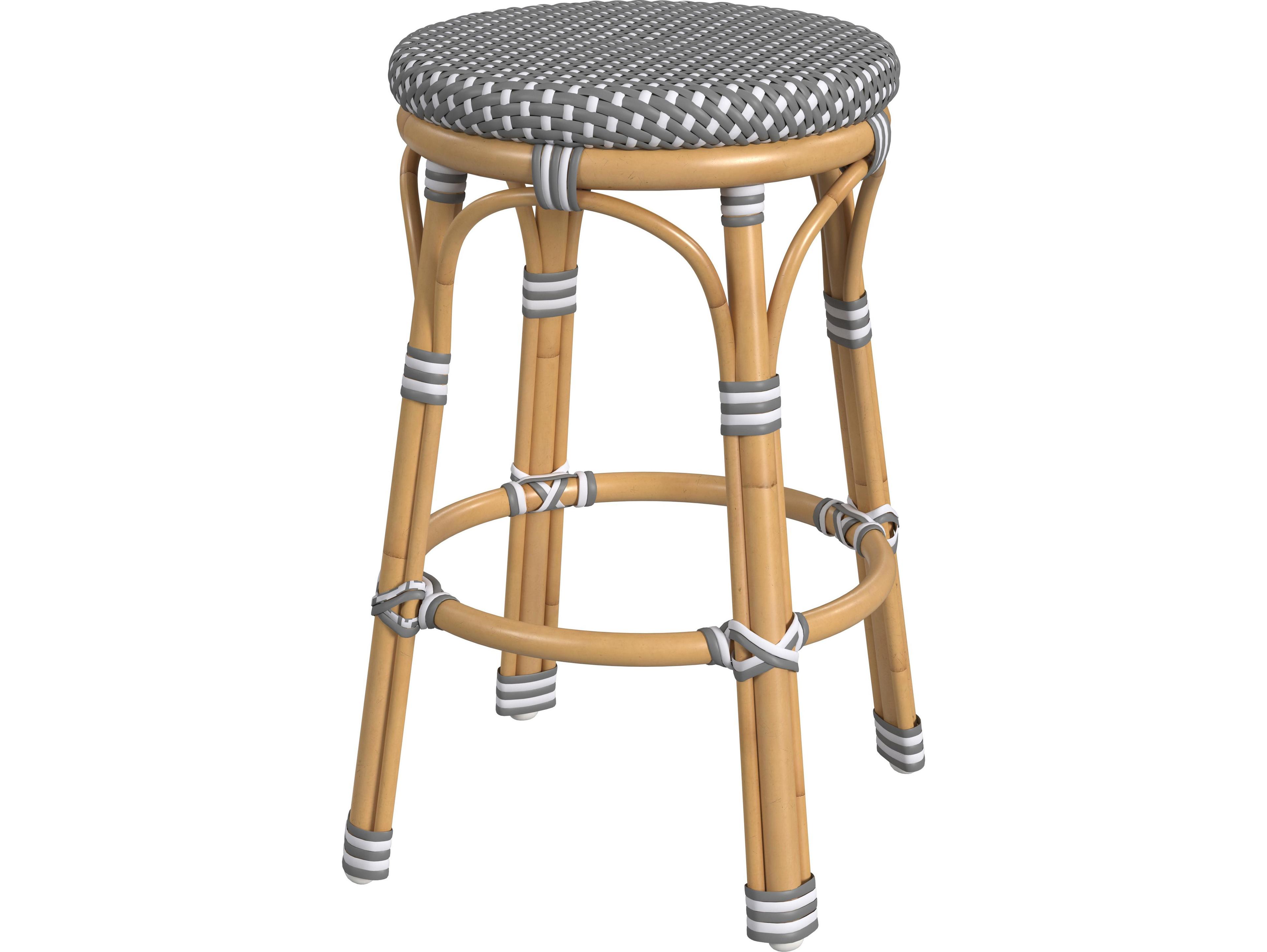 Butler Outdoor Tobias Aluminum Wicker Counter Stool
