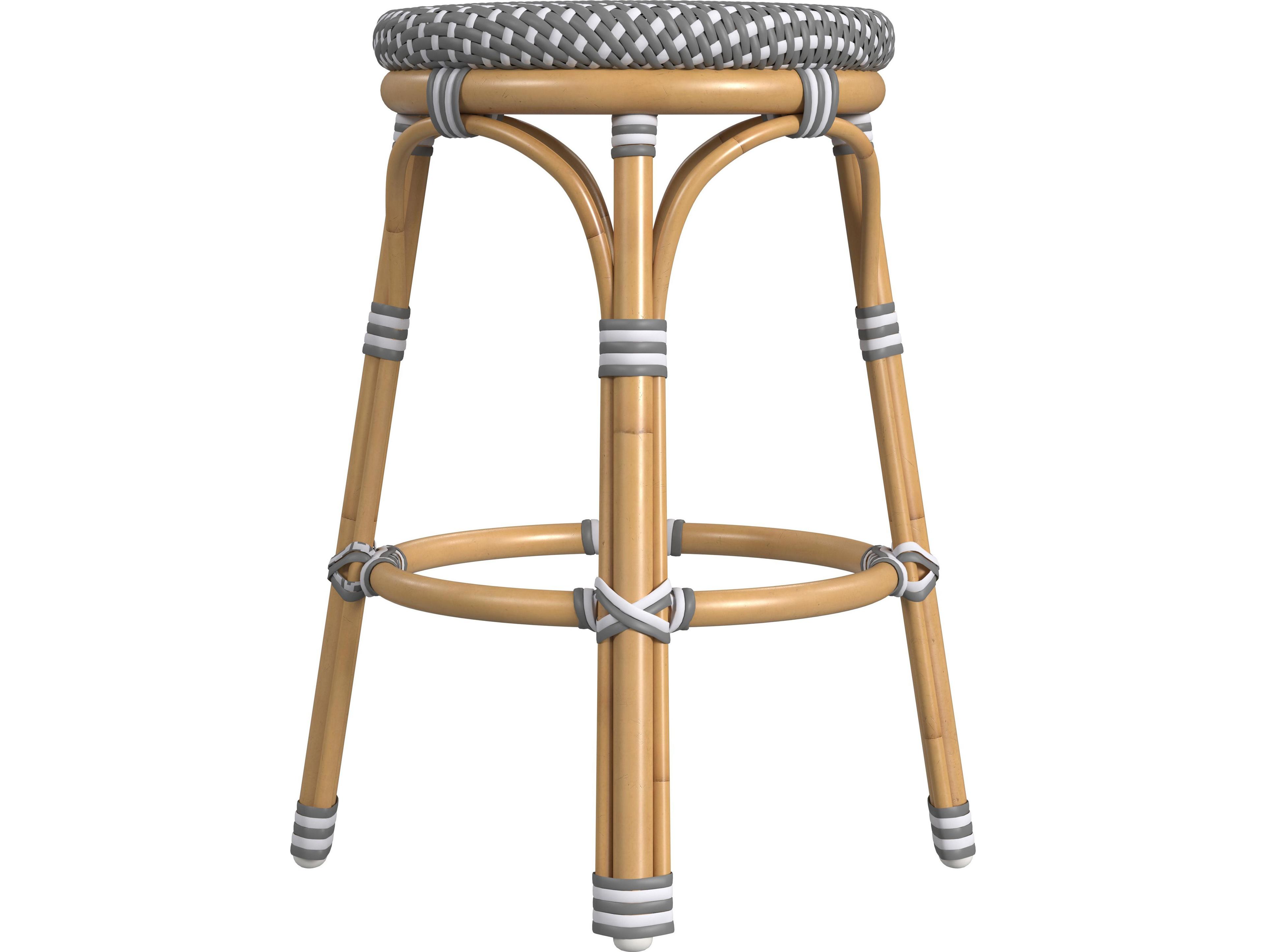 Butler Outdoor Tobias Aluminum Wicker Counter Stool