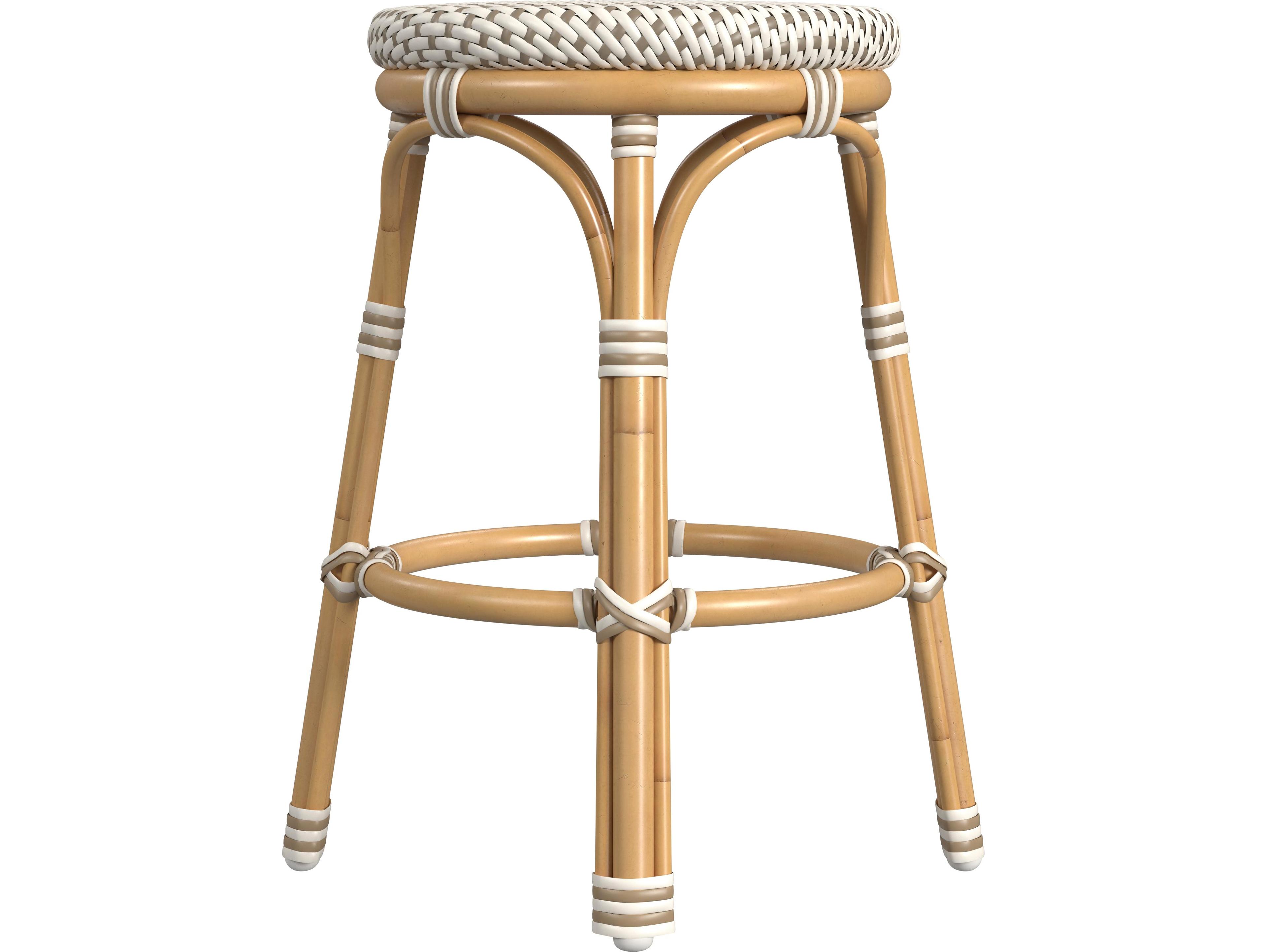 Butler Outdoor Tobias Aluminum Wicker Counter Stool