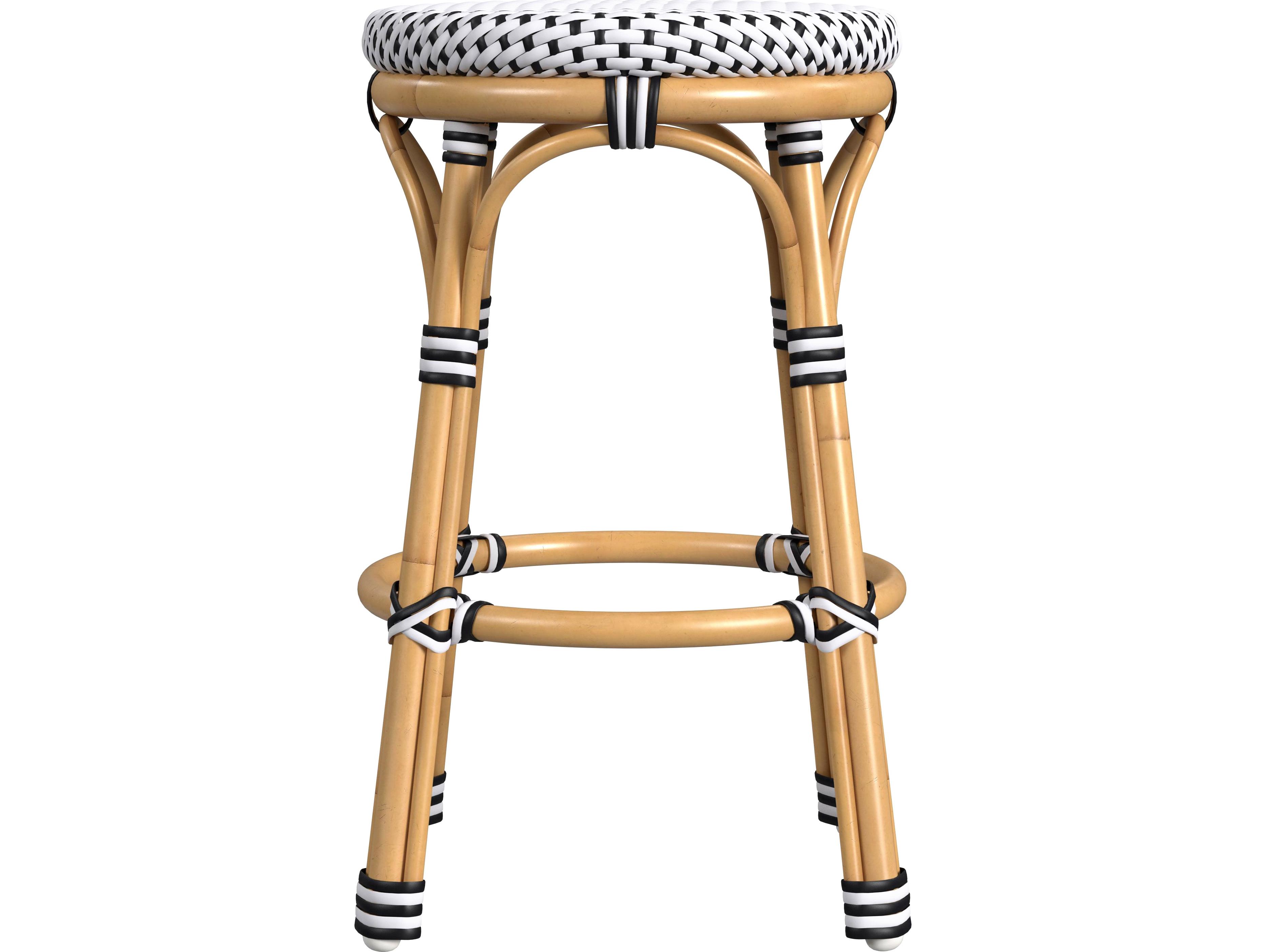 Butler Outdoor Tobias Aluminum Wicker Counter Stool