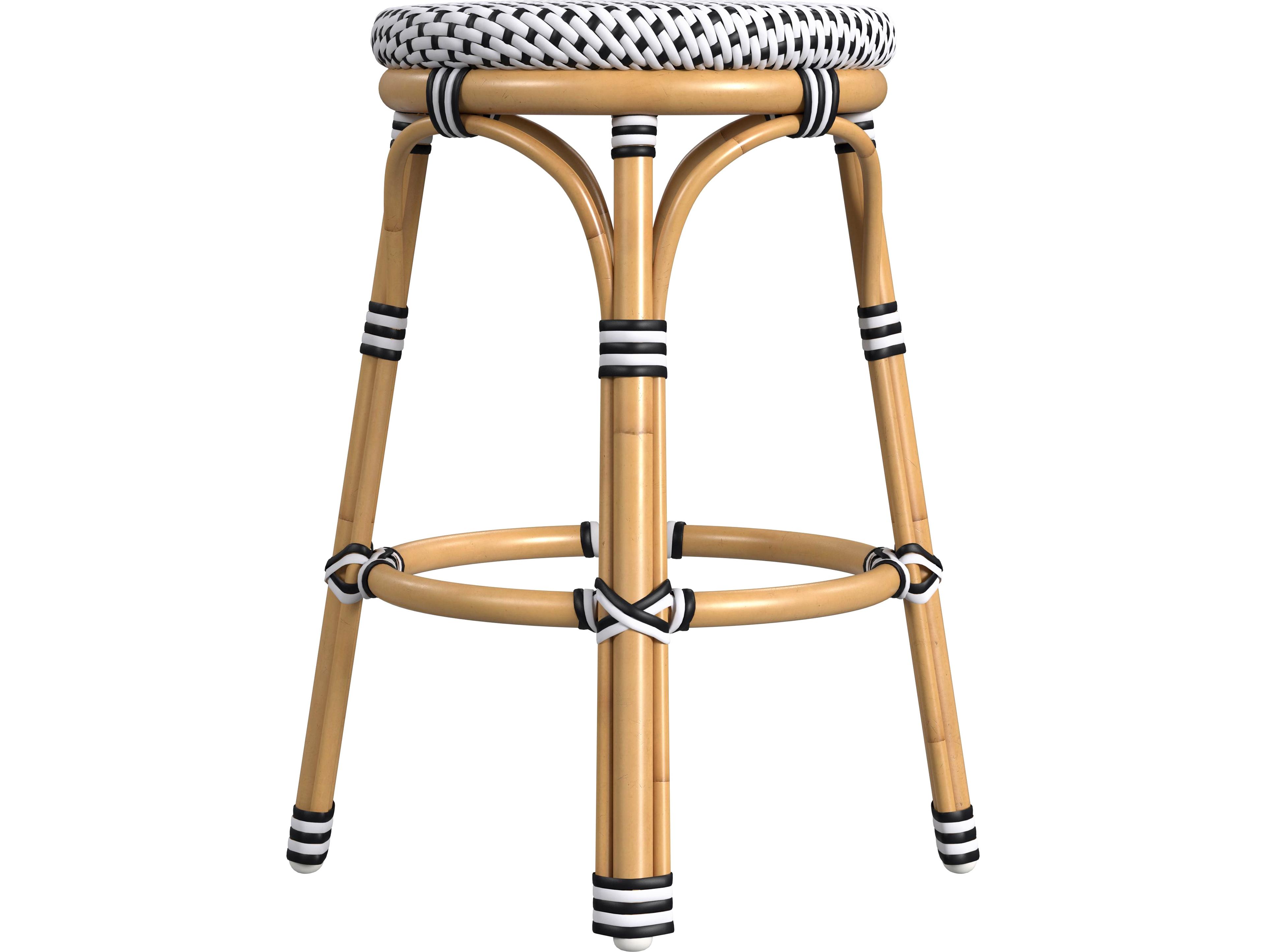Butler Outdoor Tobias Aluminum Wicker Counter Stool