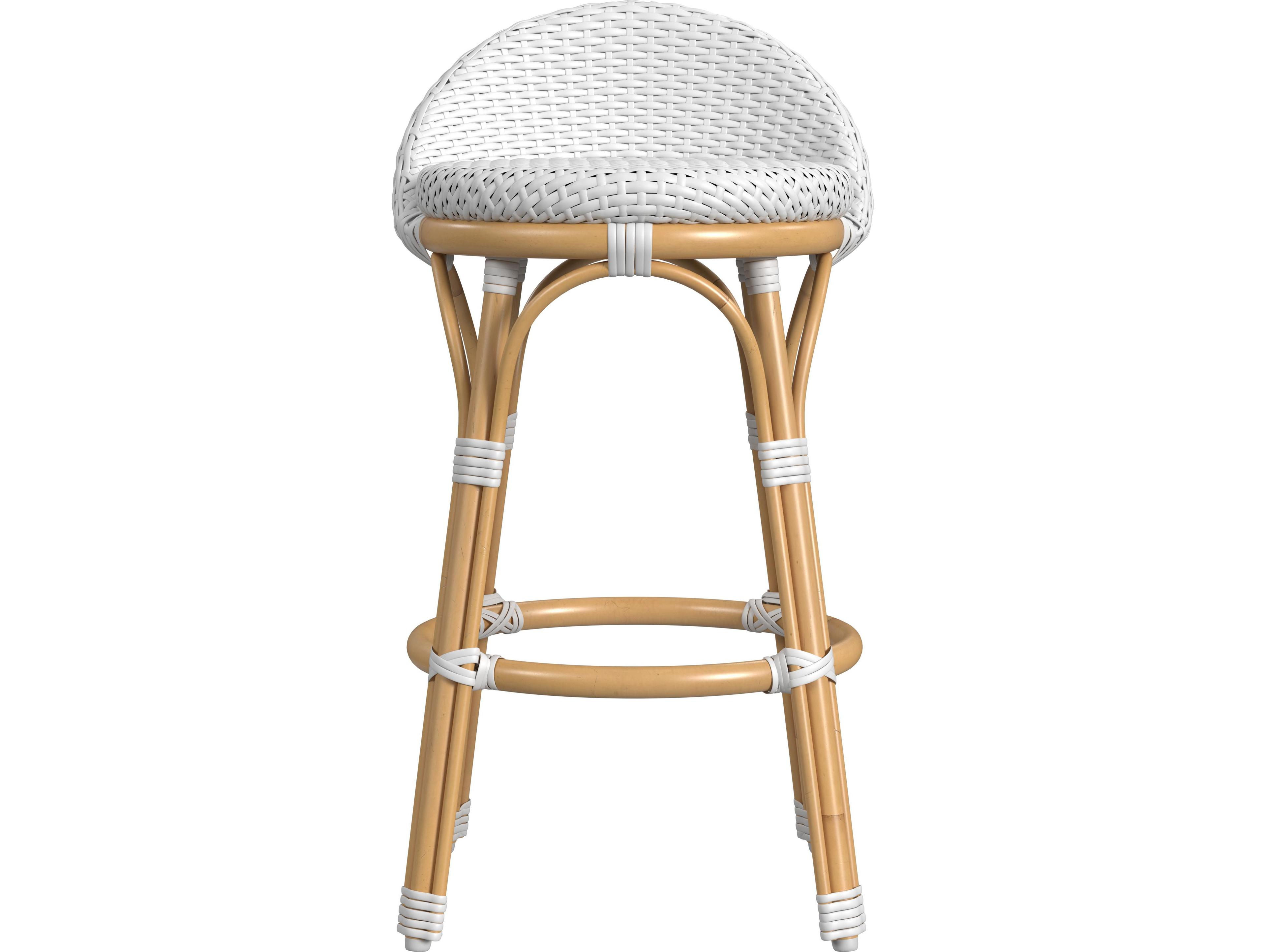 Butler Outdoor Tobias Aluminum Wicker Counter Stool