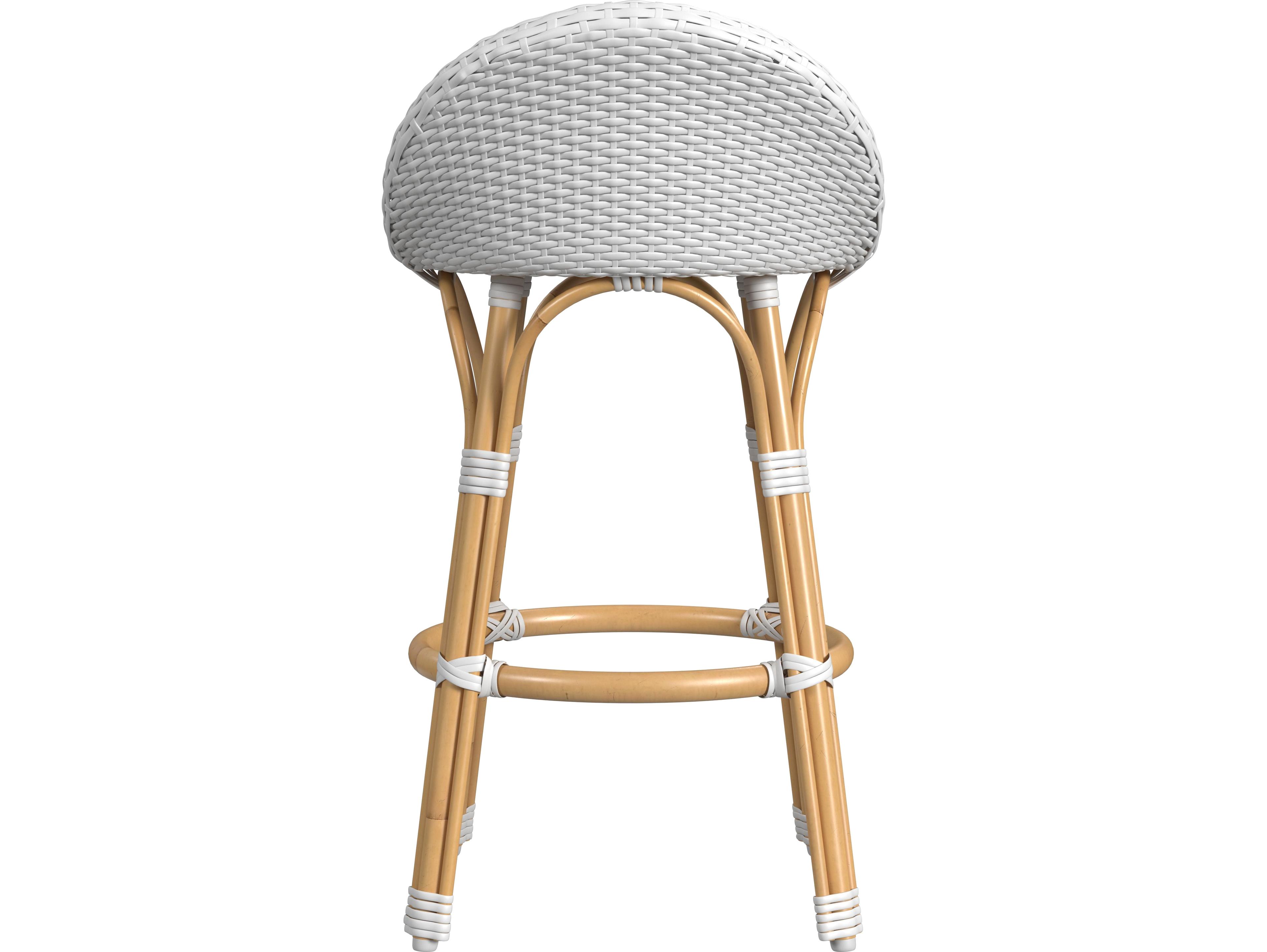 Butler Outdoor Tobias Aluminum Wicker Counter Stool