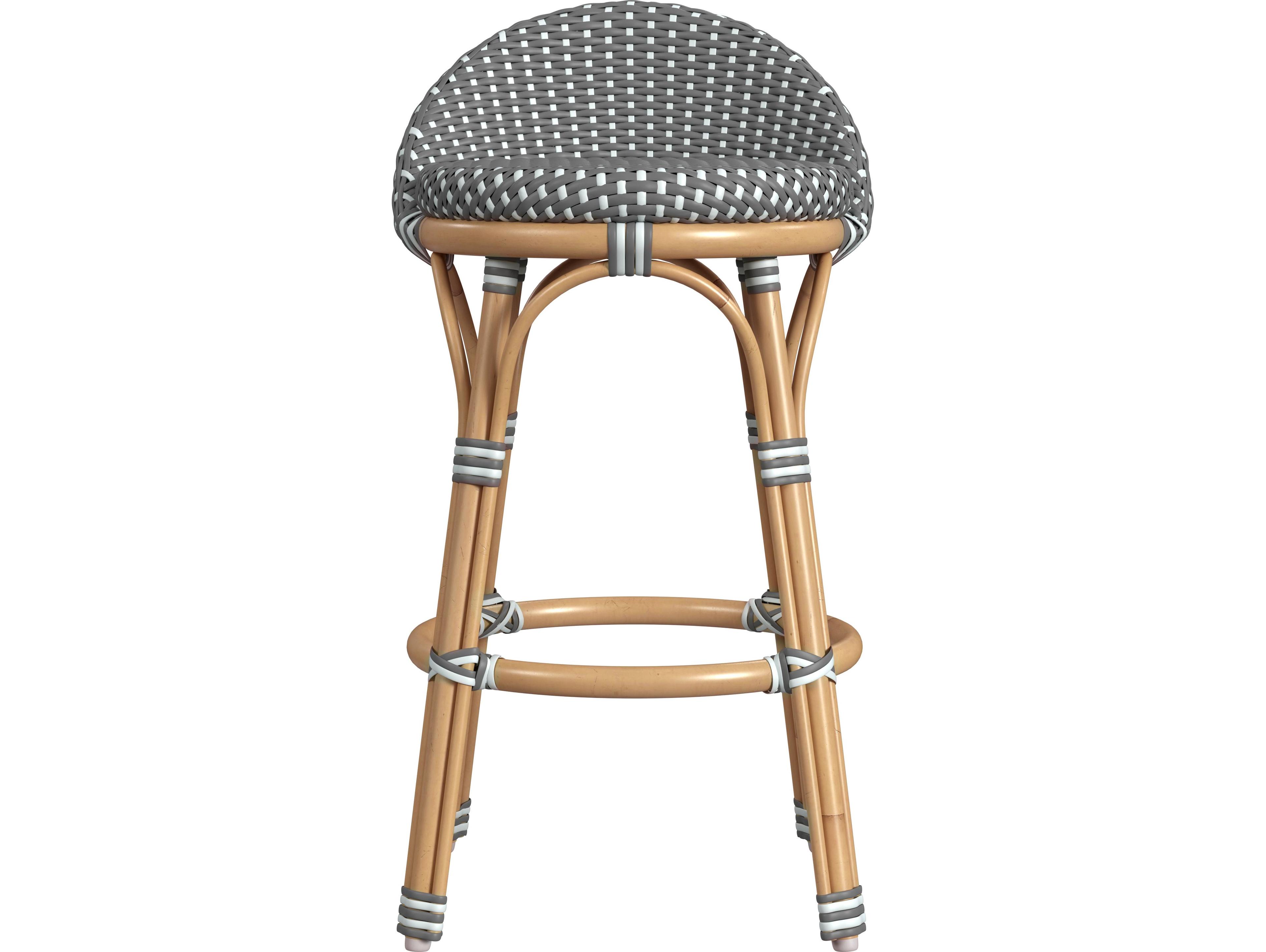 Butler Outdoor Tobias Aluminum Wicker Counter Stool