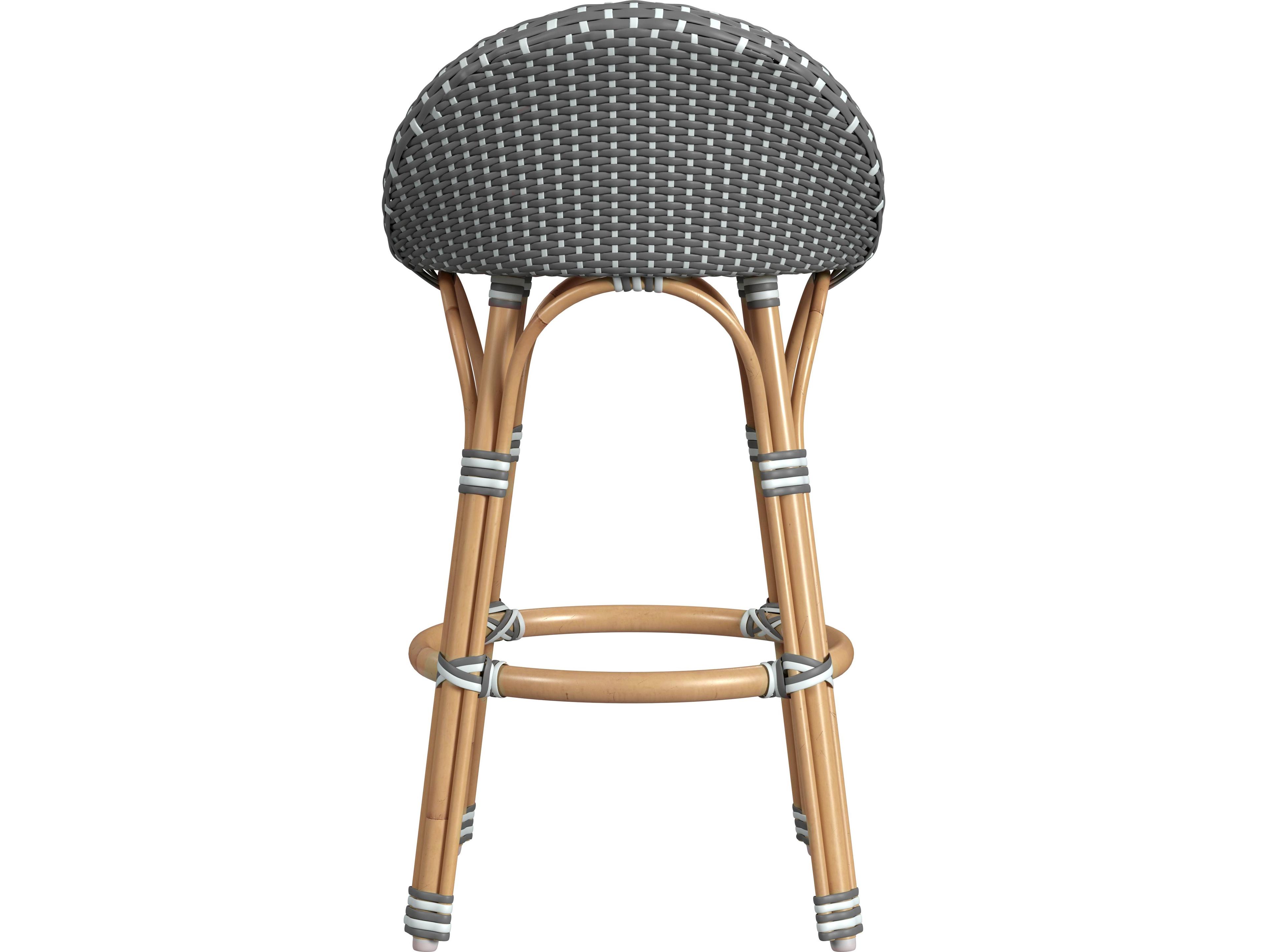 Butler Outdoor Tobias Aluminum Wicker Counter Stool