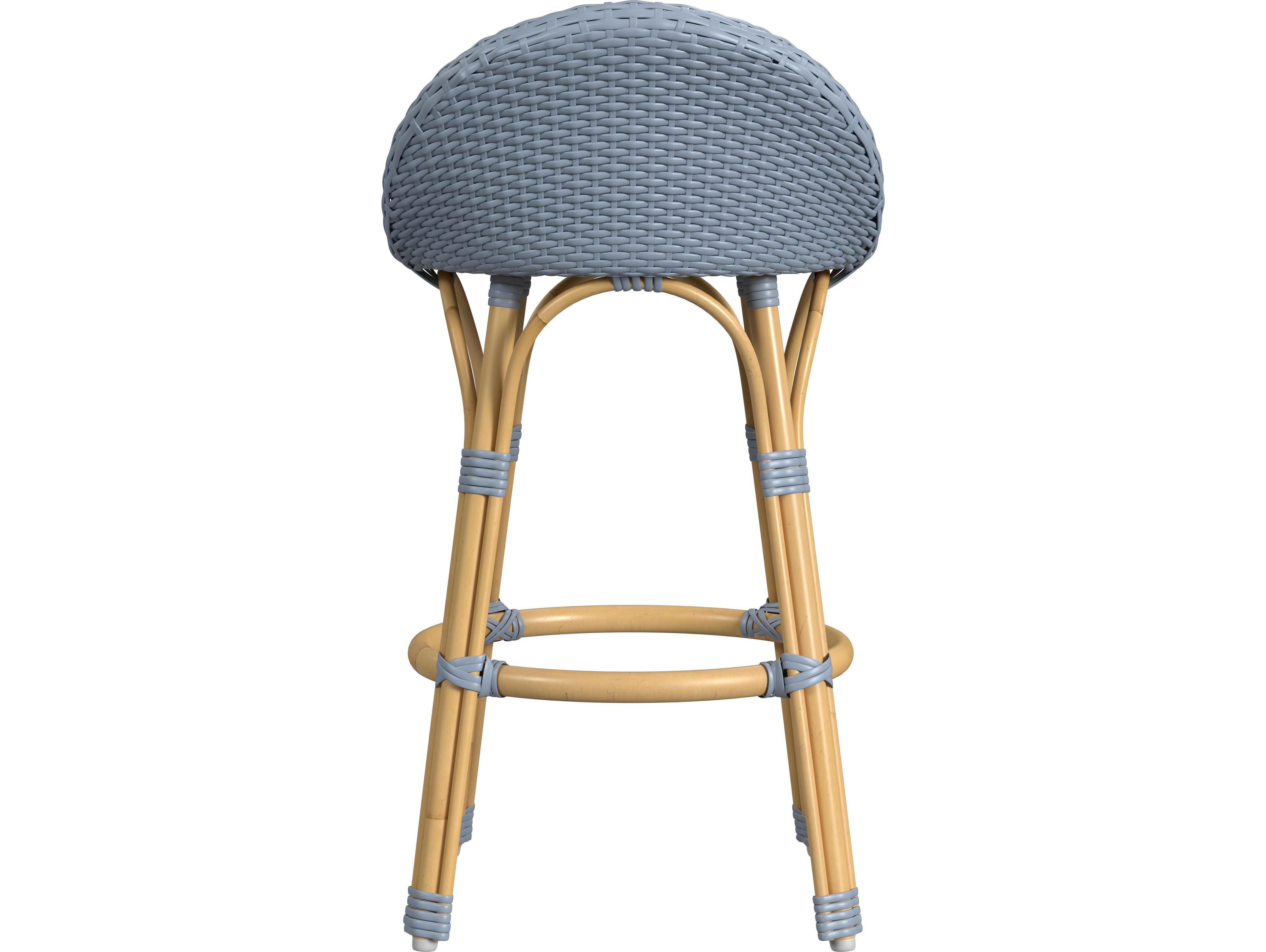 Butler Outdoor Tobias Aluminum Wicker Counter Stool