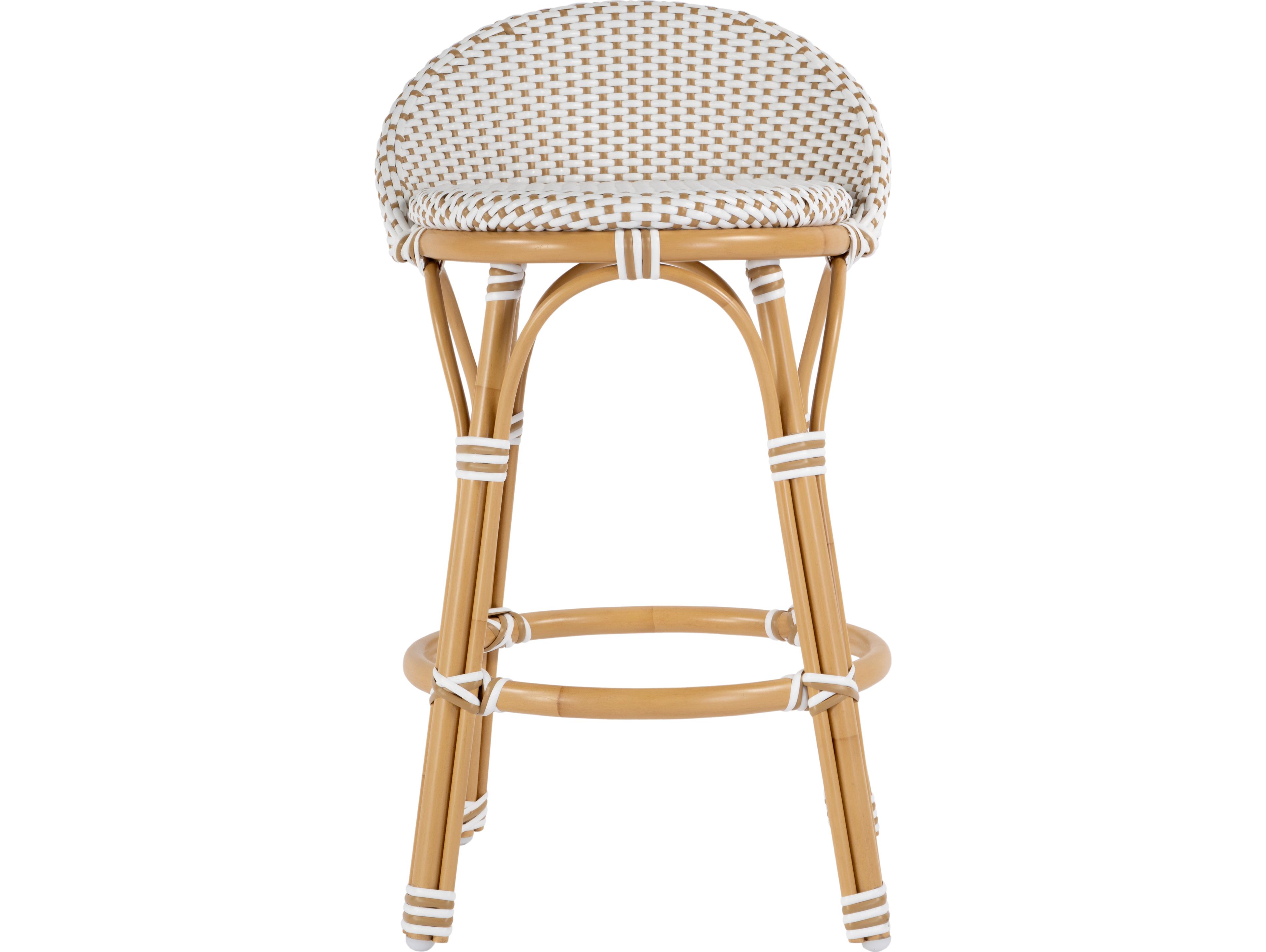 Butler Outdoor Tobias Aluminum Wicker Counter Stool