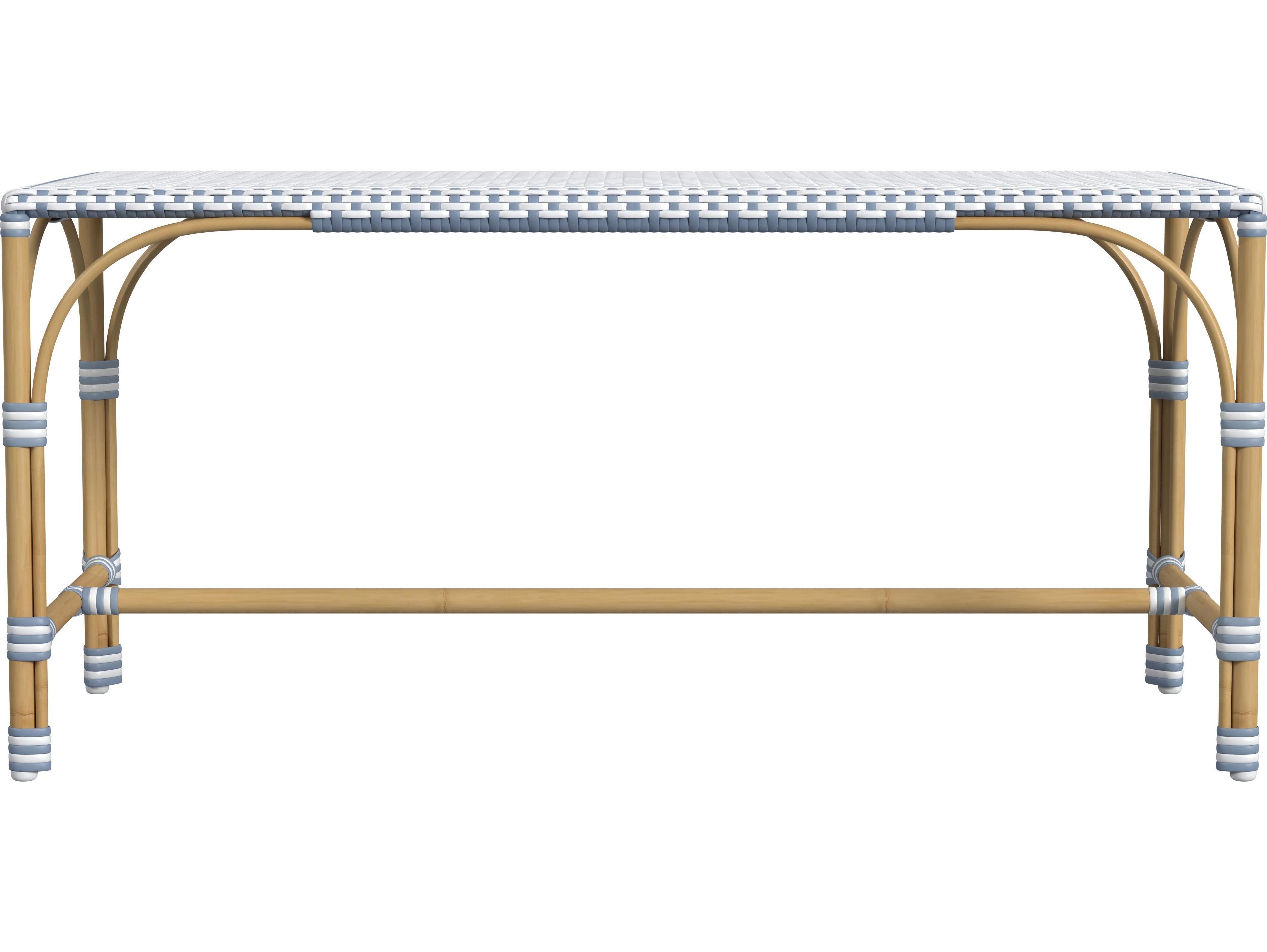 Butler Outdoor Tobias Aluminum Wicker Bench