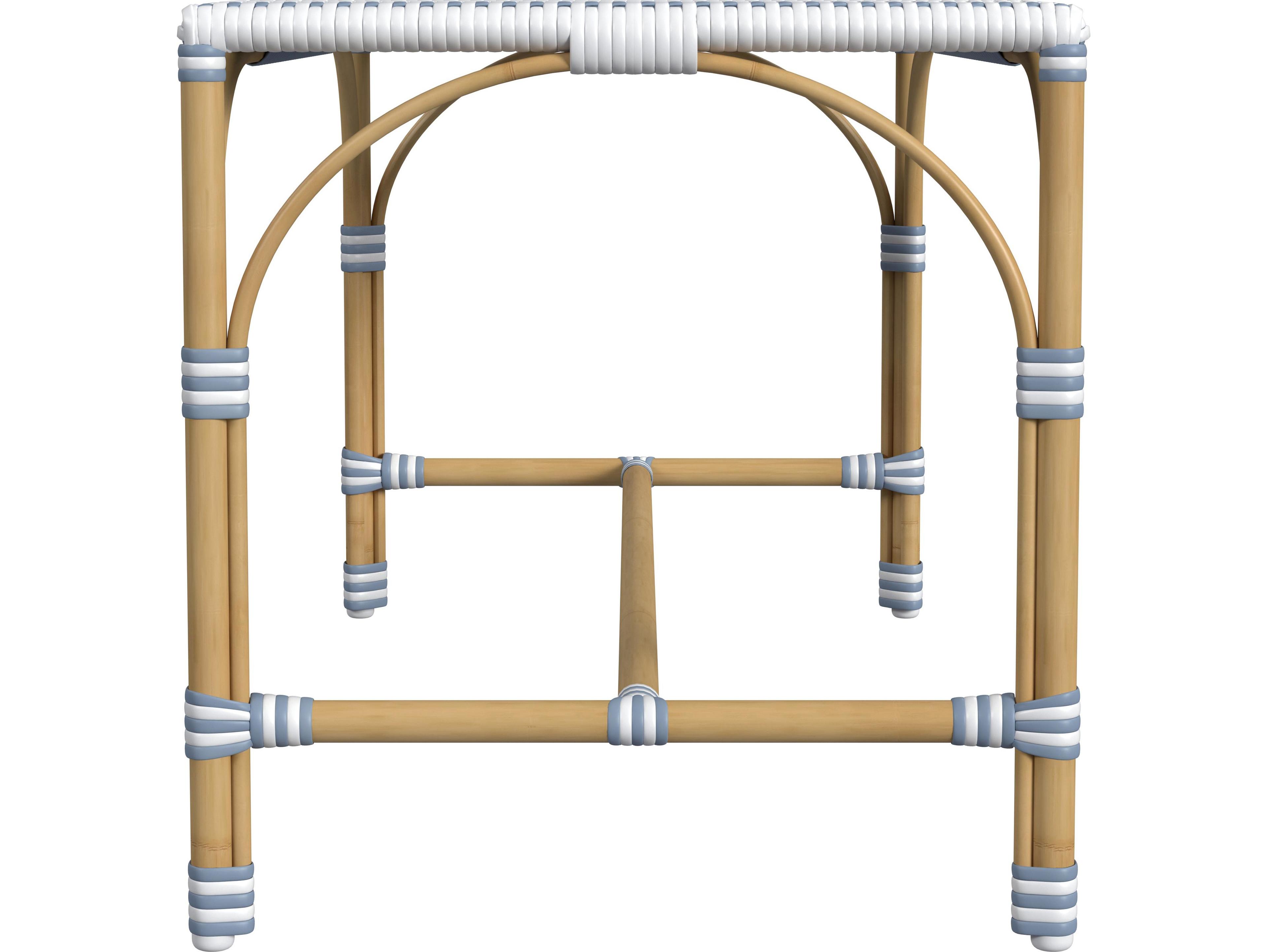 Butler Outdoor Tobias Aluminum Wicker Bench