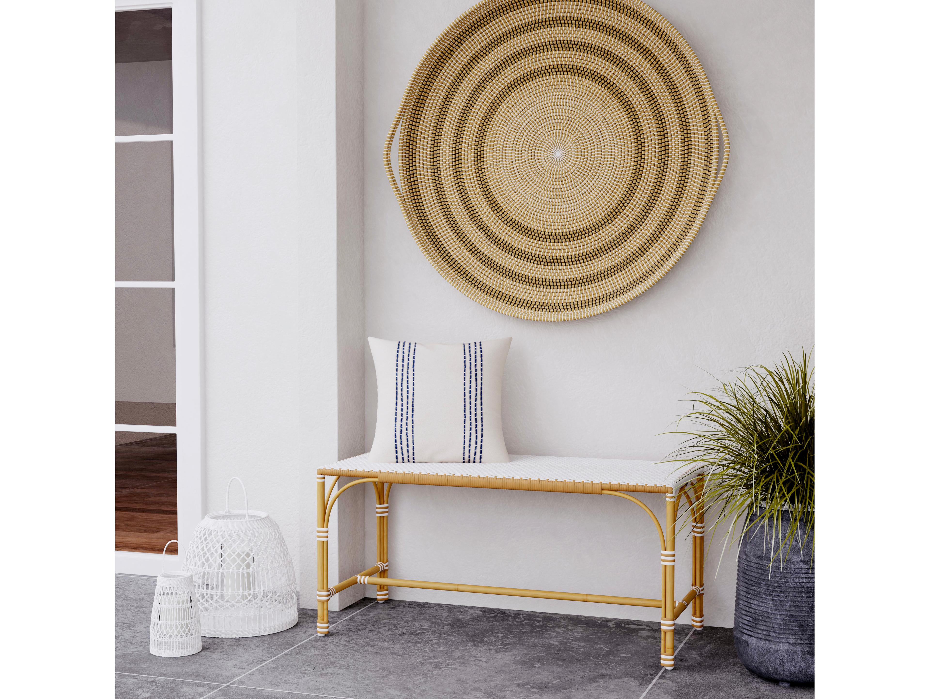 Butler Outdoor Tobias Aluminum Wicker Bench