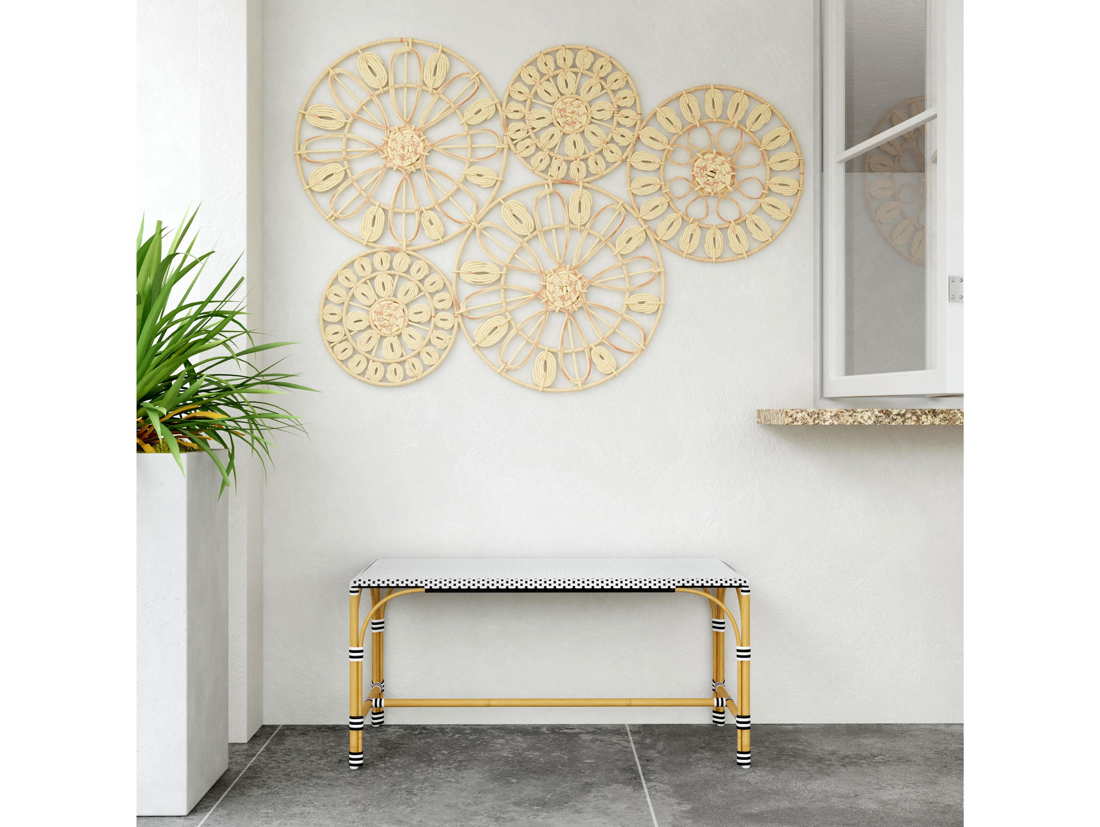 Butler Outdoor Tobias Aluminum Wicker Bench