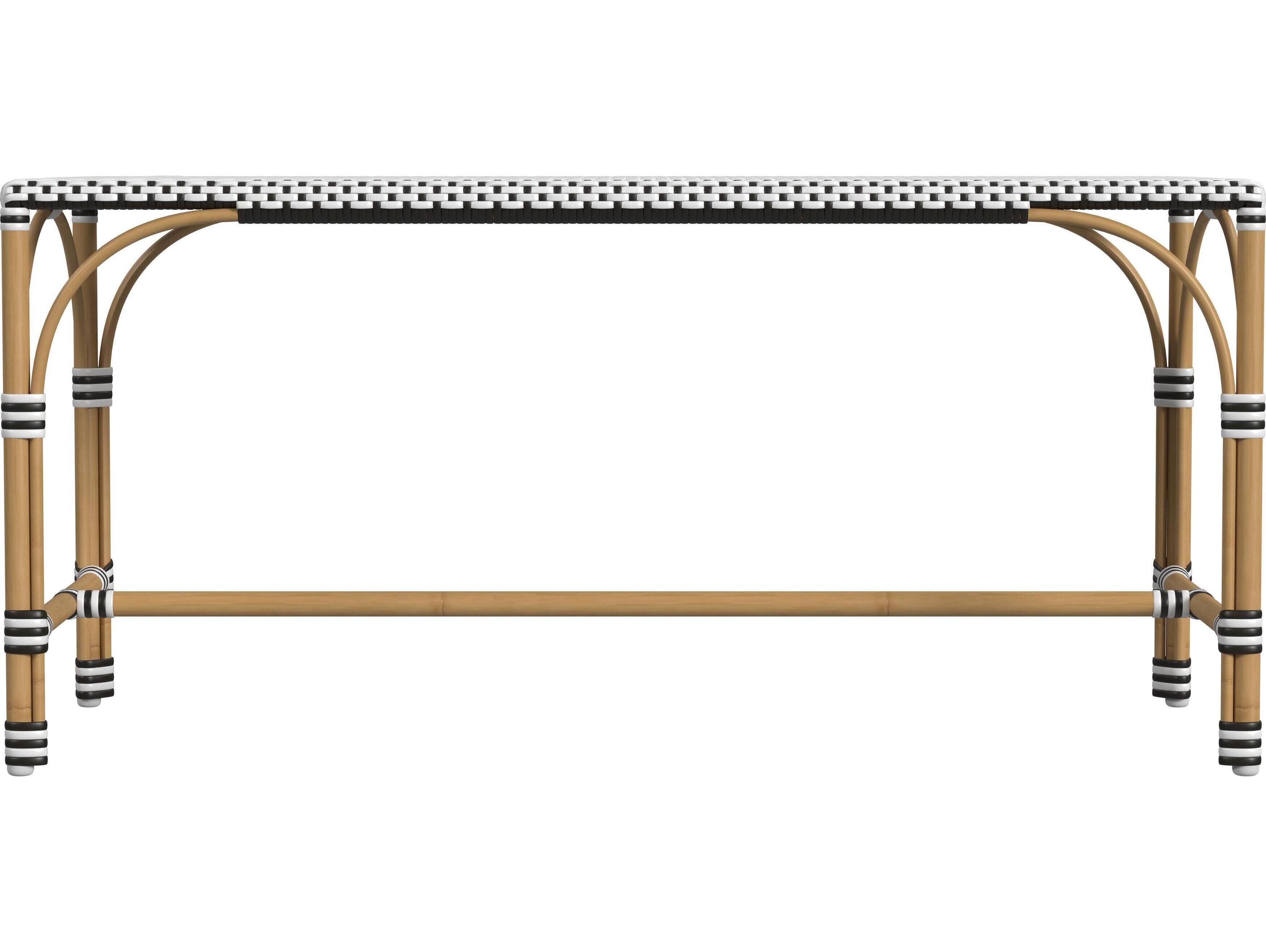 Butler Outdoor Tobias Aluminum Wicker Bench