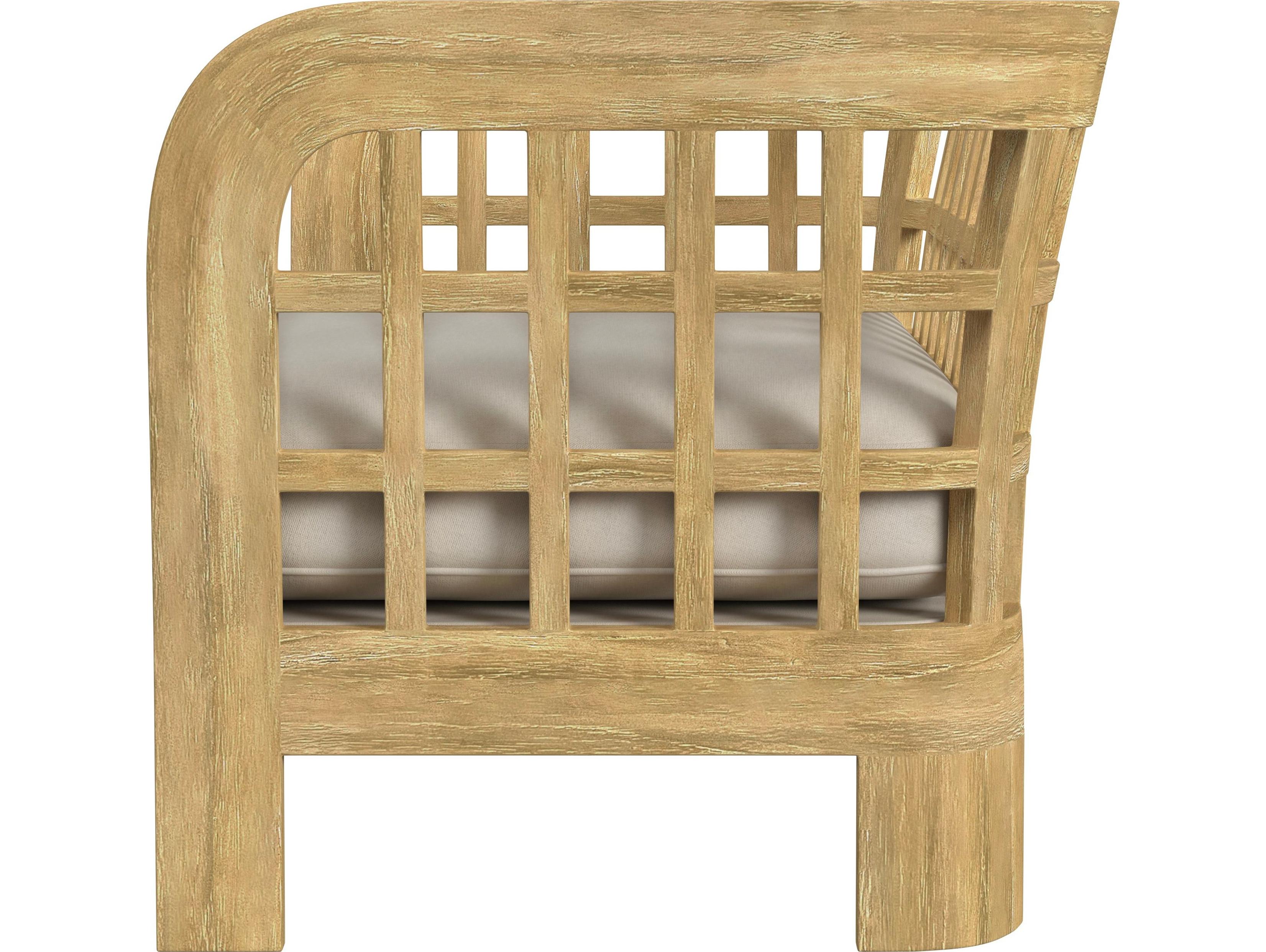 Butler Outdoor Monhegan Teak Cushion Loveseat