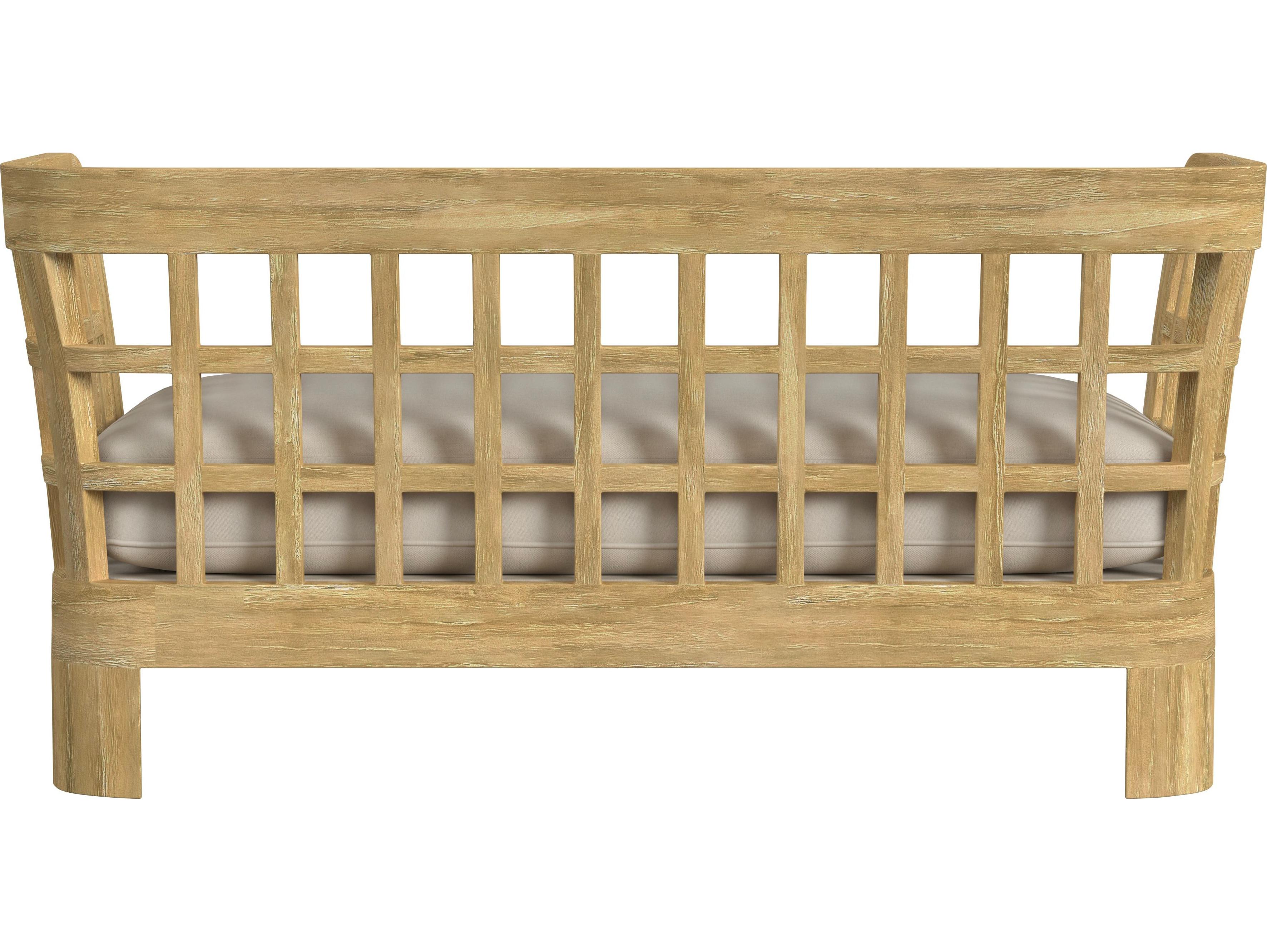 Butler Outdoor Monhegan Teak Cushion Loveseat