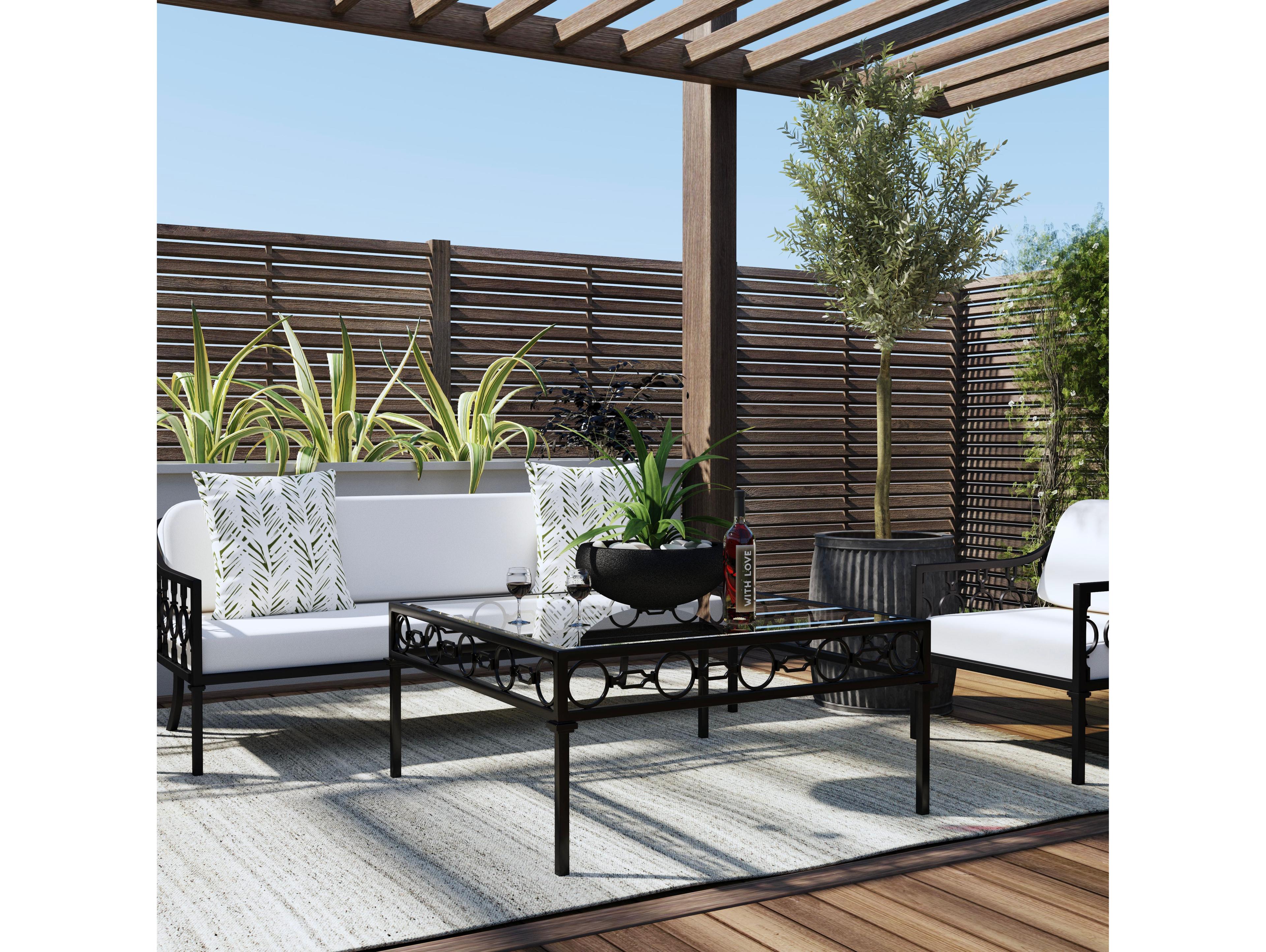 Butler Outdoor Southport Metal Square Coffee Table