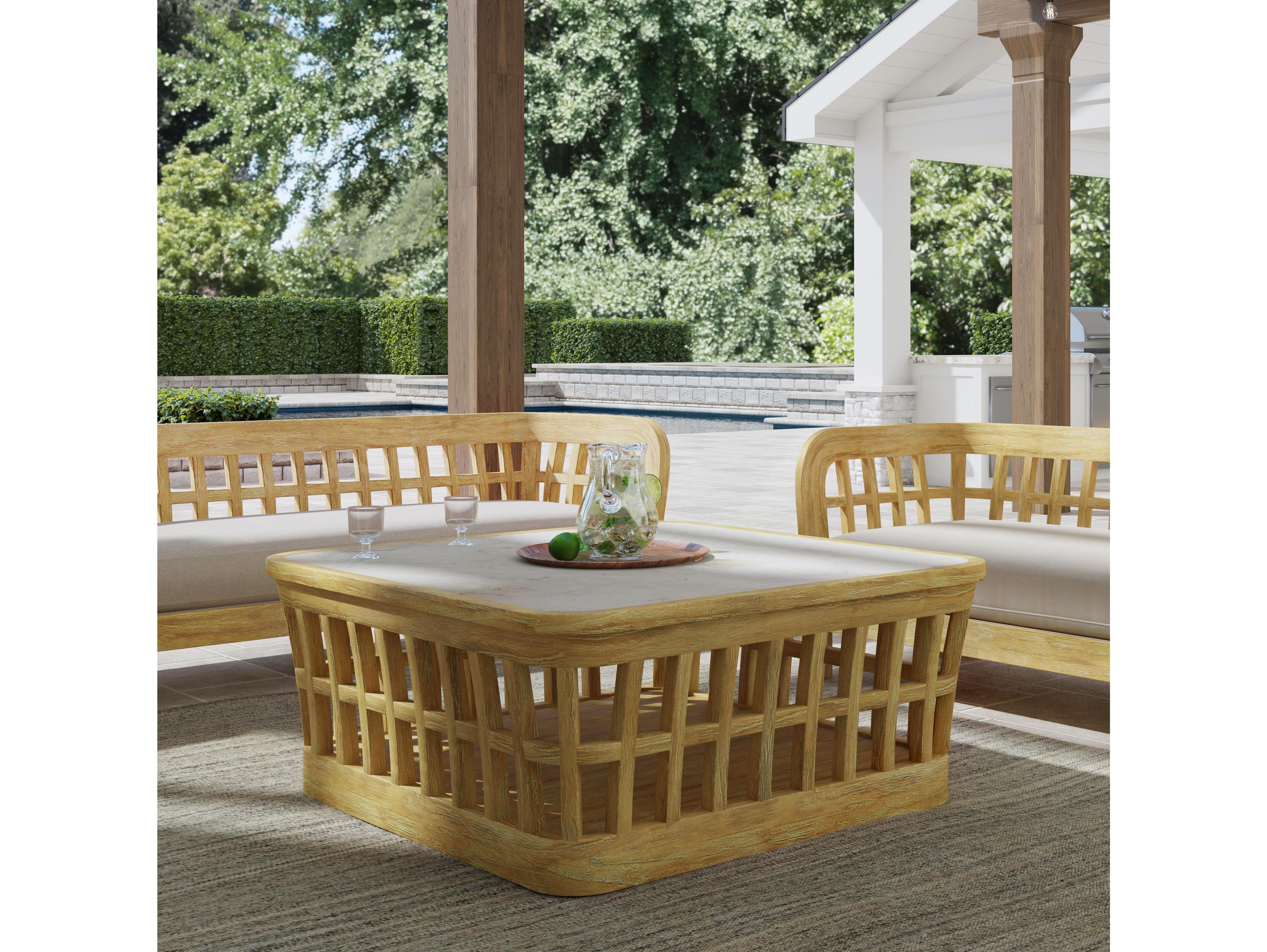Butler Outdoor Monhegan Teak Square Coffee Table