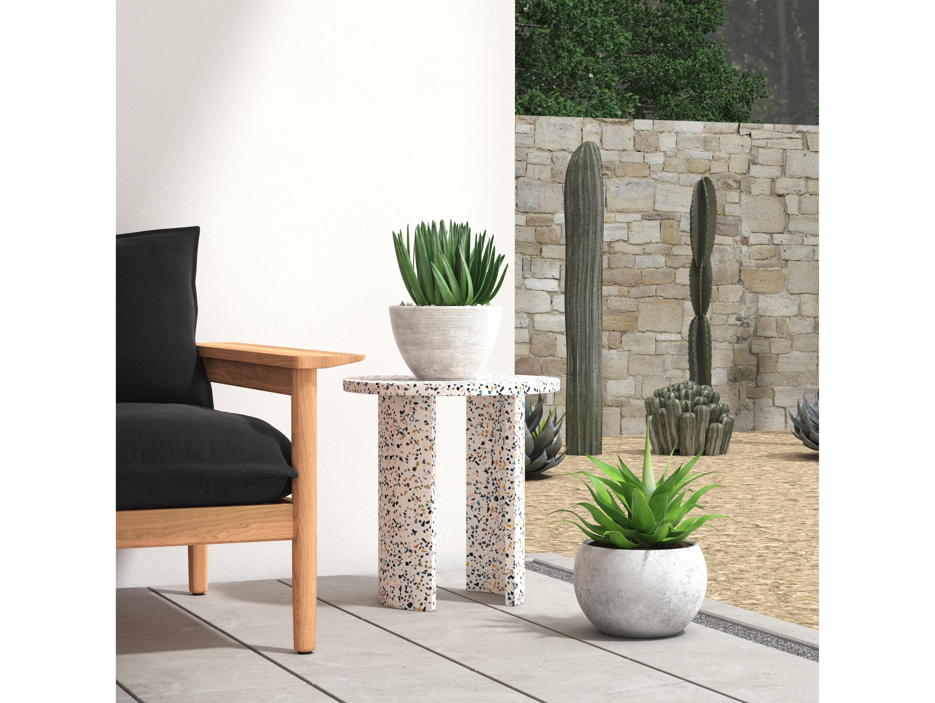 Butler Outdoor Siesta Resin Round End Table