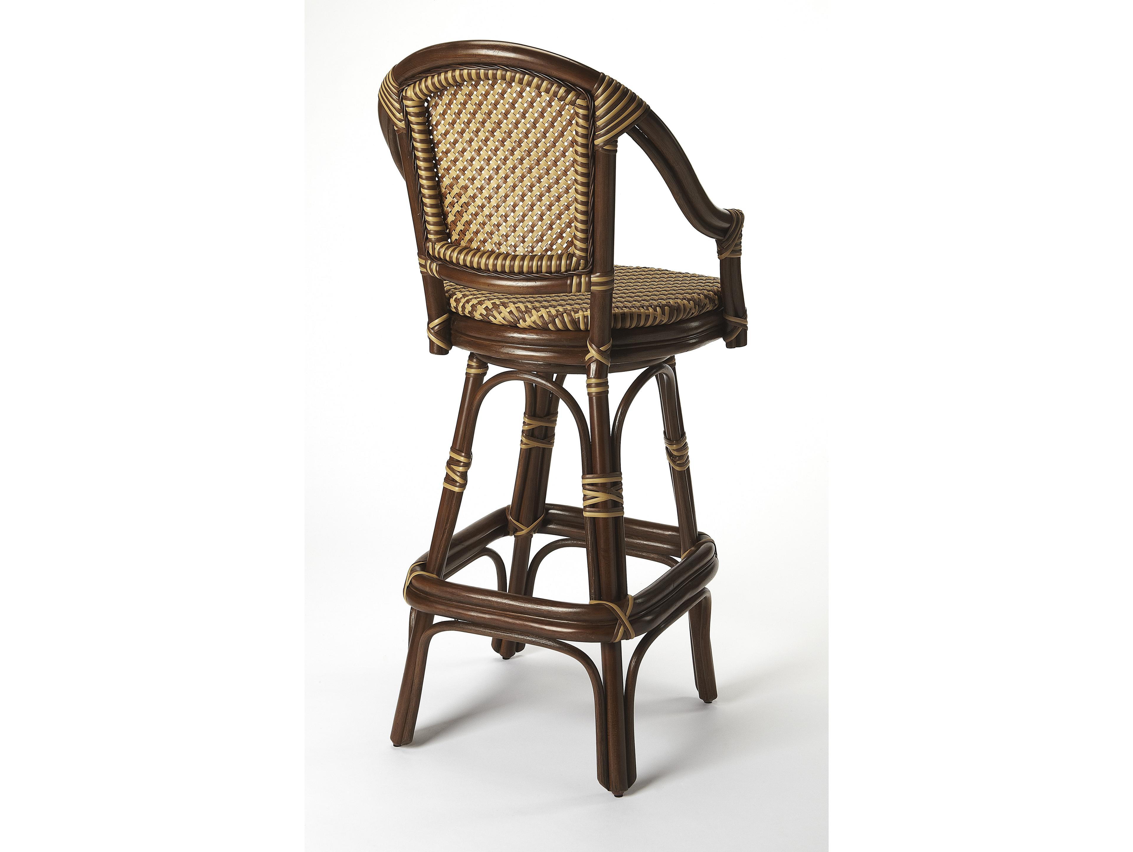 Butler Outdoor Renata Aluminum Wicker Bar Stool