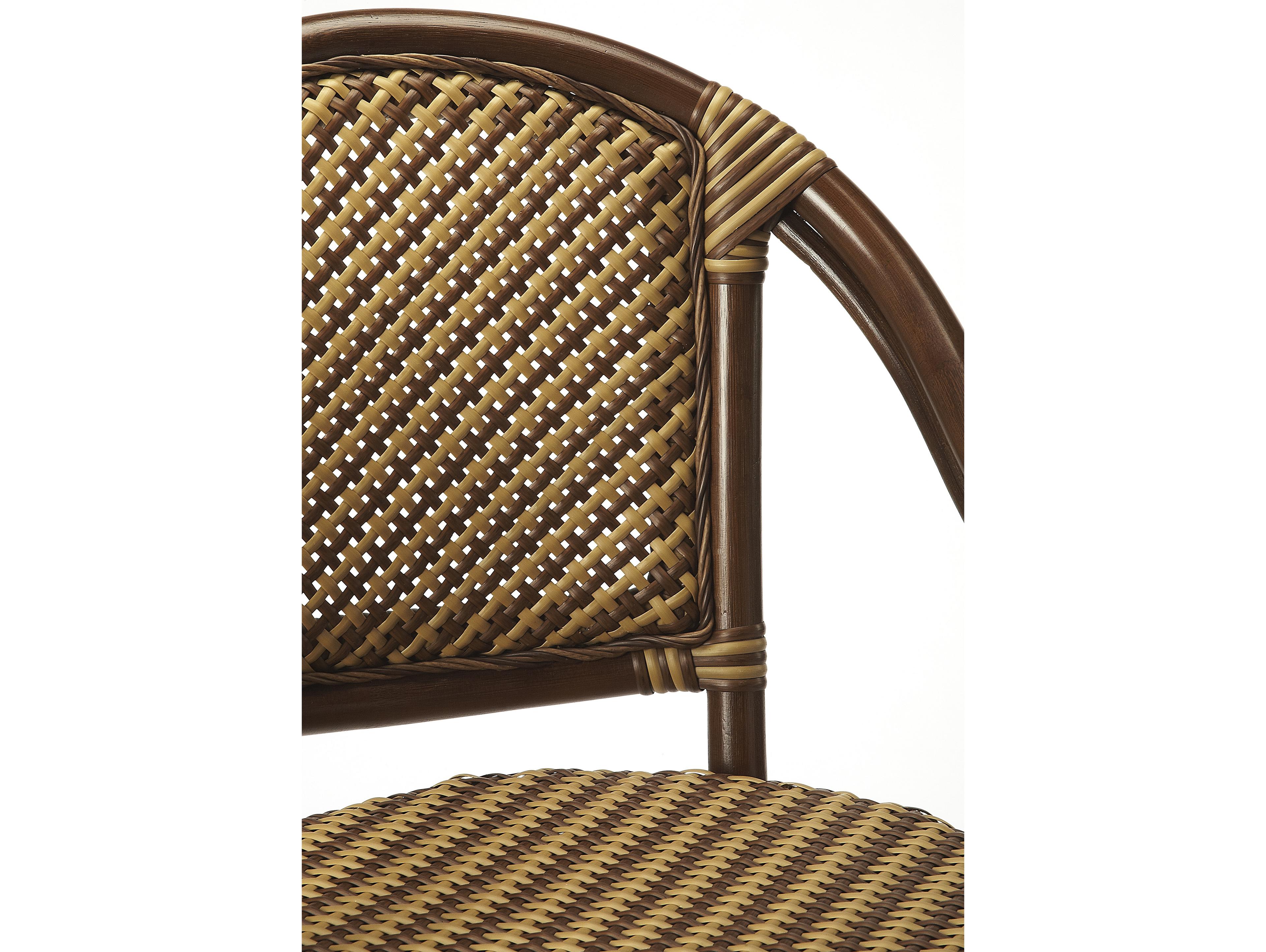 Butler Outdoor Renata Aluminum Wicker Bar Stool