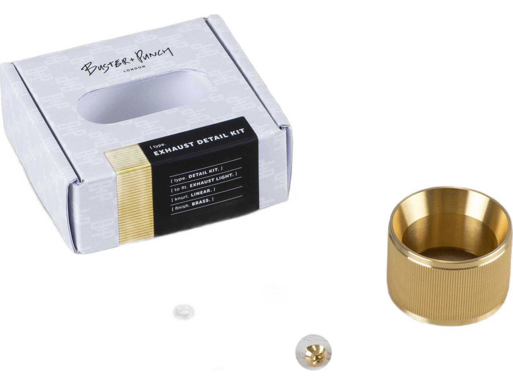 Buster + Punch Exhaust Brass Linear Detail Kit